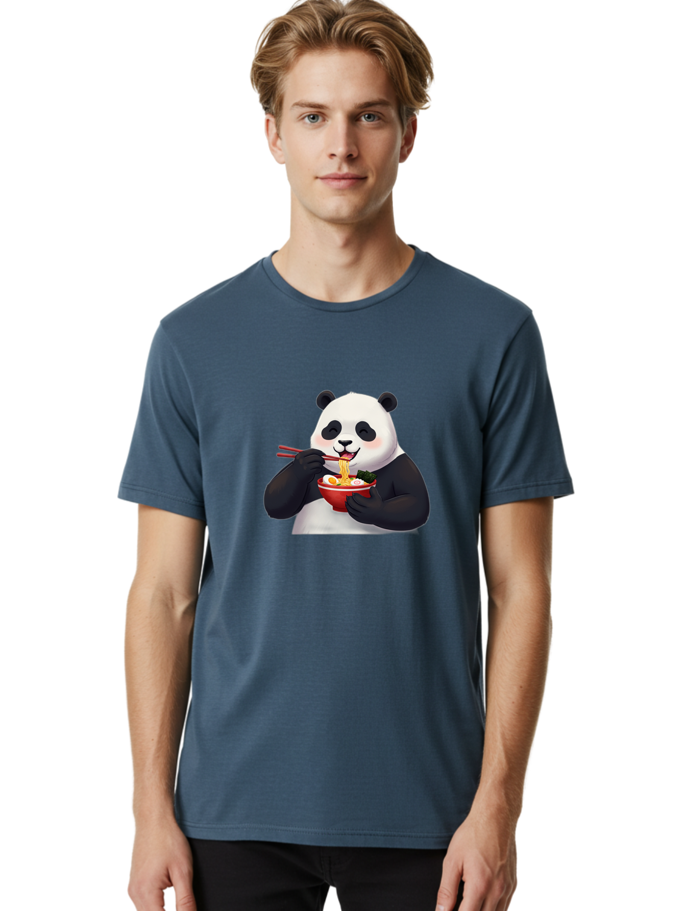 Panda-Eating-Noodles-2 Men'S Graphic Tee, 100% Cotton, Comfortable Casual Summer Wear, Machine Washable, Vintage Camera, Old Camera, Antique Camera, Black Camera, Classic Photography, Photography Equipment, Nostalgic Device, Film Camera, Baf282