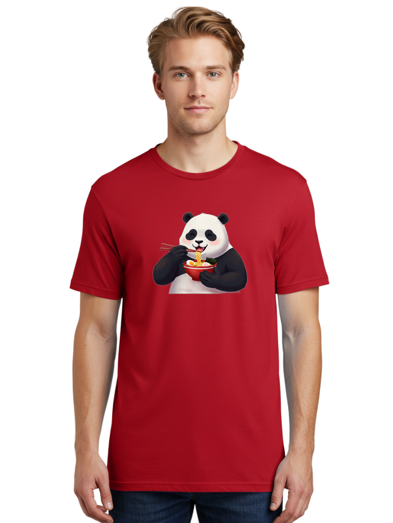 Panda-Eating-Noodles-2 Men'S Graphic Tee, 100% Cotton, Comfortable Casual Summer Wear, Machine Washable, Vintage Camera, Old Camera, Antique Camera, Black Camera, Classic Photography, Photography Equipment, Nostalgic Device, Film Camera, Baf282