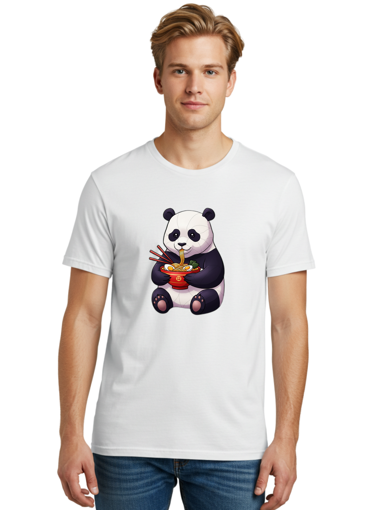 Panda-Eating-Noodles-3 Men'S Graphic Tee, 100% Cotton, Comfortable Casual Summer Wear, Machine Washable, Vintage Camera, Old Camera, Antique Camera, Black Camera, Classic Photography, Photography Equipment, Nostalgic Device, Film Camera, Baf283