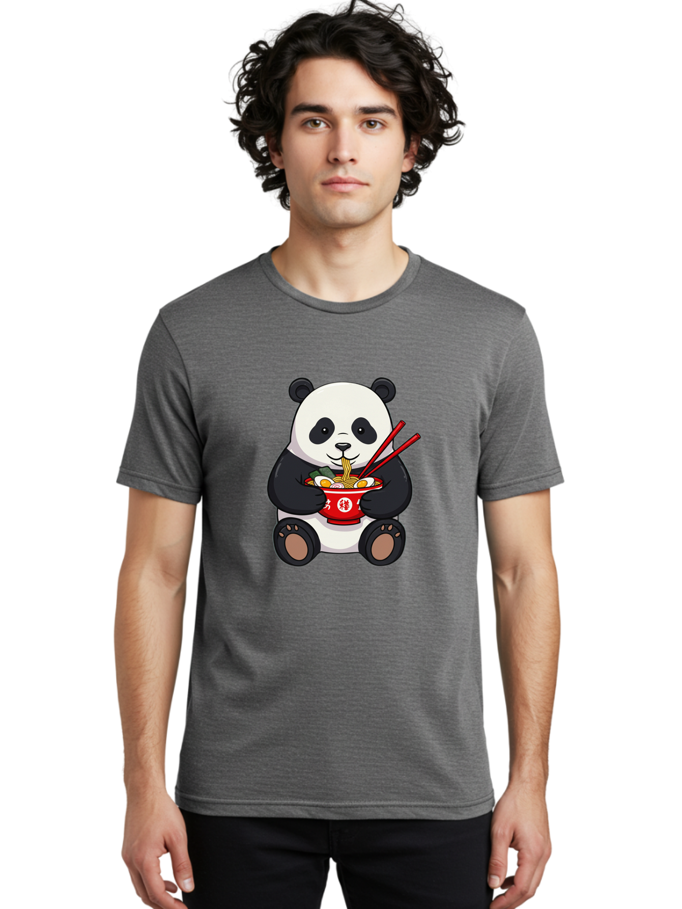 Panda-Eating-Ramen-1 Men'S Graphic Tee, 100% Cotton, Comfortable Casual Summer Wear, Machine Washable, Vintage Camera, Old Camera, Antique Camera, Black Camera, Classic Photography, Photography Equipment, Nostalgic Device, Film Camera, Baf285