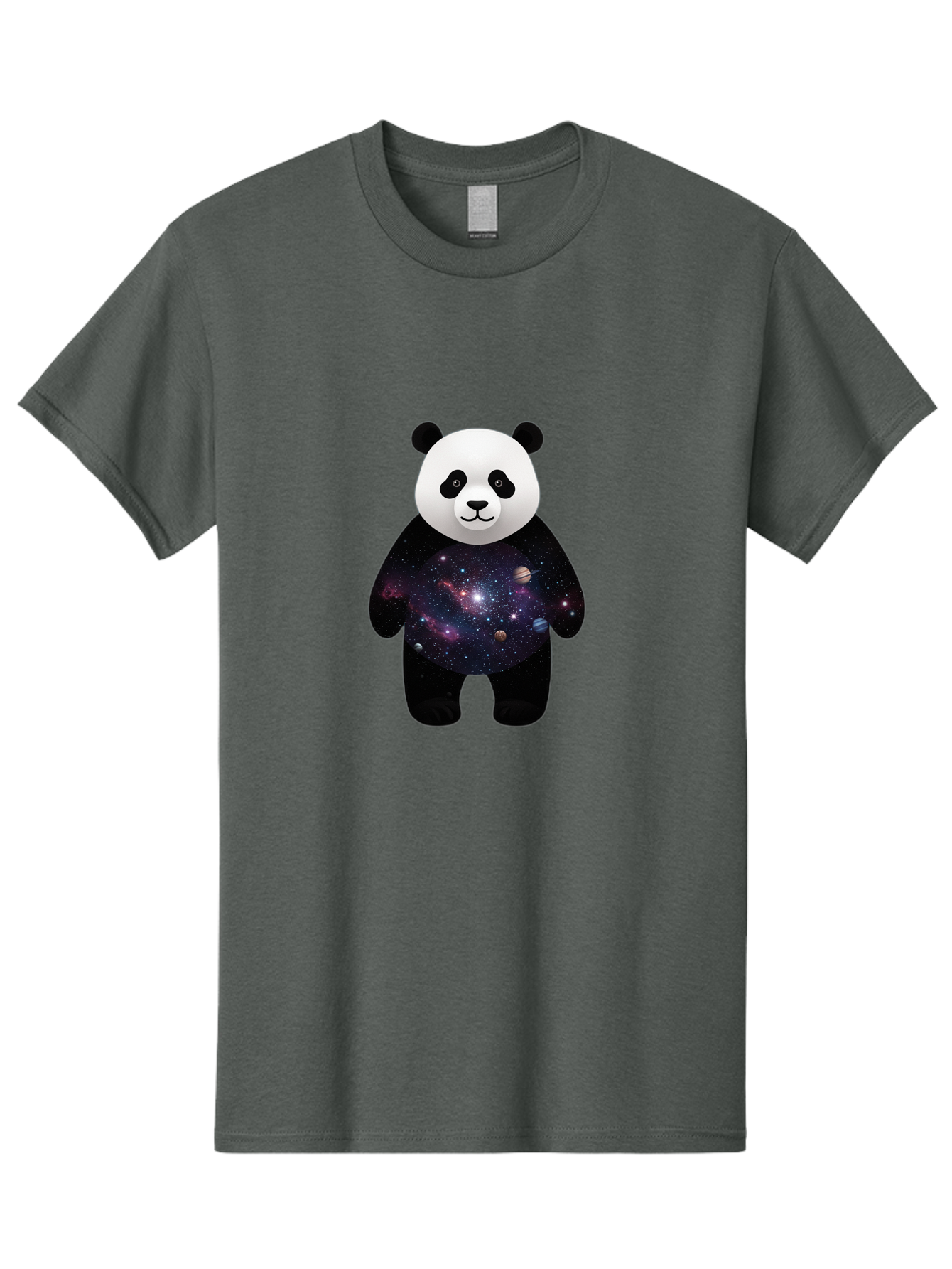 Panda-Galaxy-1 Men'S Graphic Tee, 100% Cotton, Comfortable Casual Summer Wear, Machine Washable, Vintage Camera, Old Camera, Antique Camera, Black Camera, Classic Photography, Photography Equipment, Nostalgic Device, Film Camera, Camera Art Baf289
