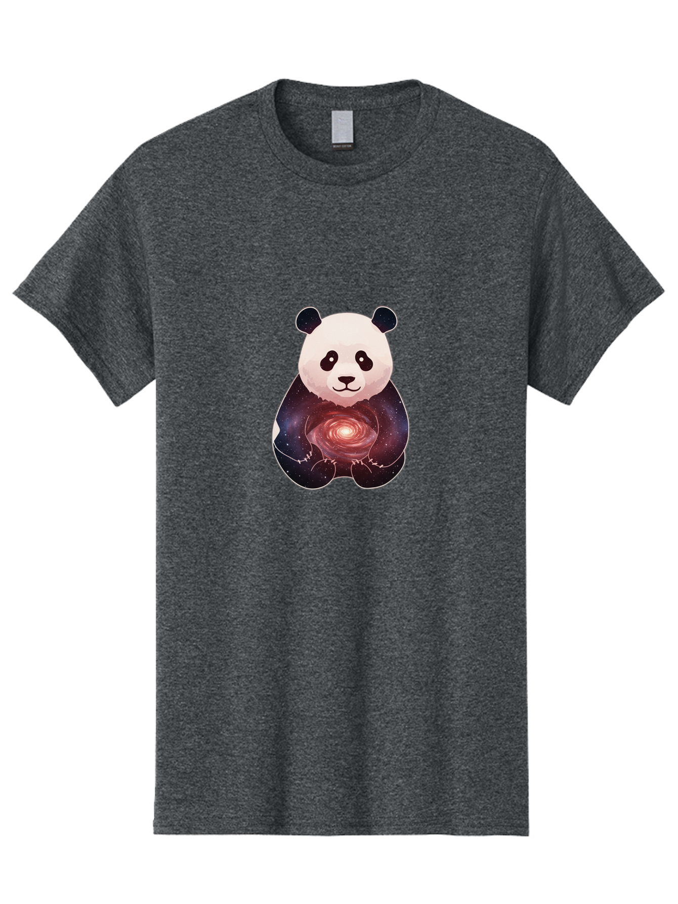 Panda-Galaxy-2 Men'S Graphic Tee, 100% Cotton, Comfortable Casual Summer Wear, Machine Washable, Vintage Camera, Old Camera, Antique Camera, Black Camera, Classic Photography, Photography Equipment, Nostalgic Device, Film Camera, Camera Art Baf290