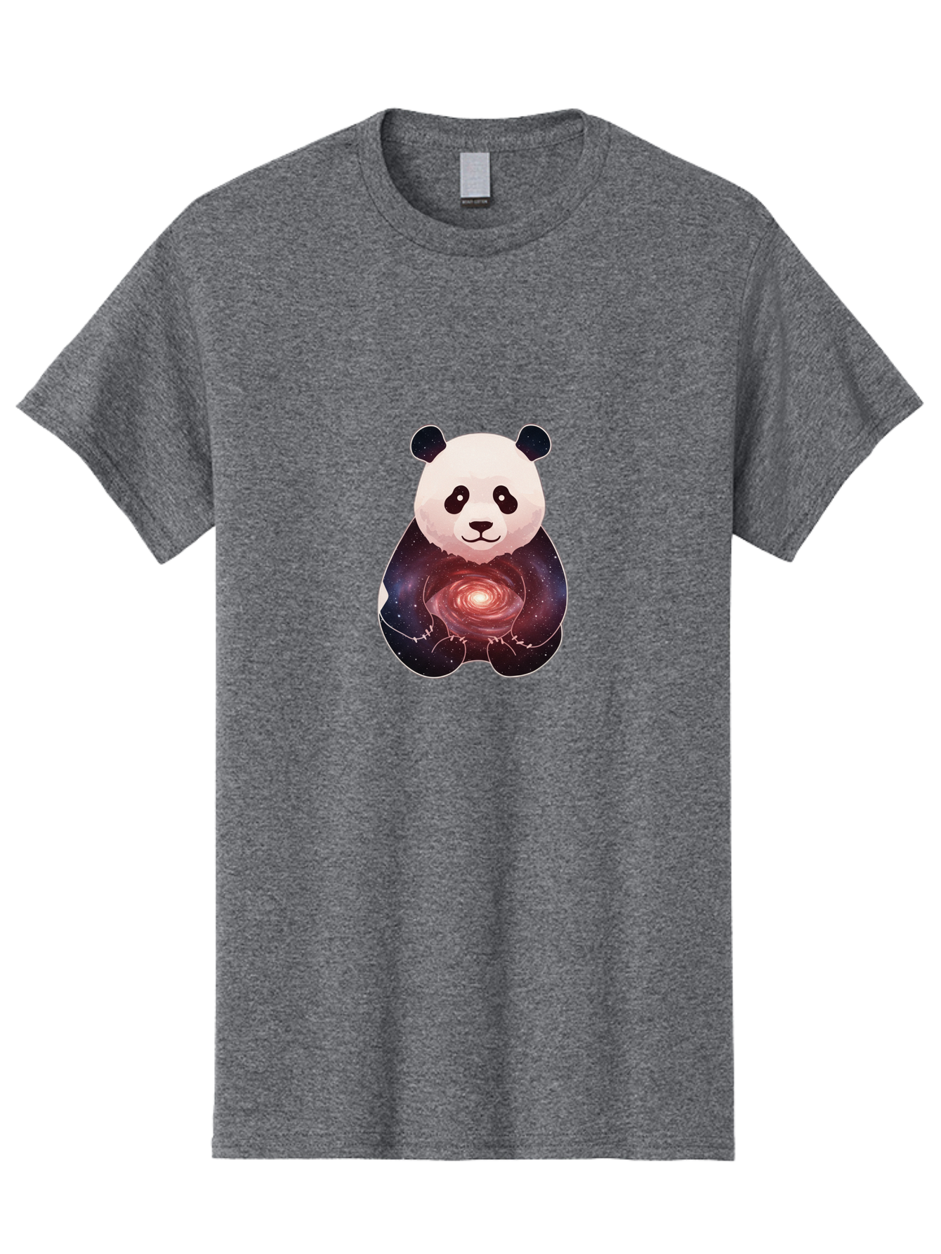 Panda-Galaxy-2 Men'S Graphic Tee, 100% Cotton, Comfortable Casual Summer Wear, Machine Washable, Vintage Camera, Old Camera, Antique Camera, Black Camera, Classic Photography, Photography Equipment, Nostalgic Device, Film Camera, Camera Art Baf290
