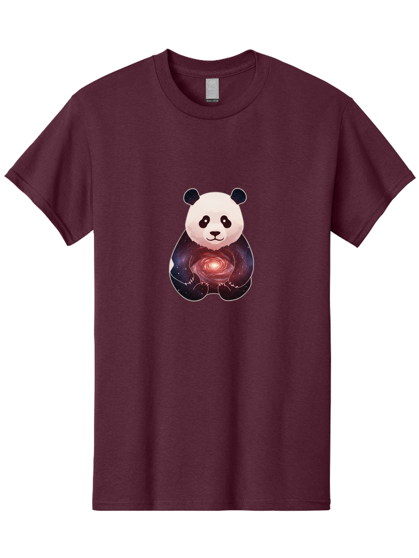 Panda-Galaxy-2 Men'S Graphic Tee, 100% Cotton, Comfortable Casual Summer Wear, Machine Washable, Vintage Camera, Old Camera, Antique Camera, Black Camera, Classic Photography, Photography Equipment, Nostalgic Device, Film Camera, Camera Art Baf290