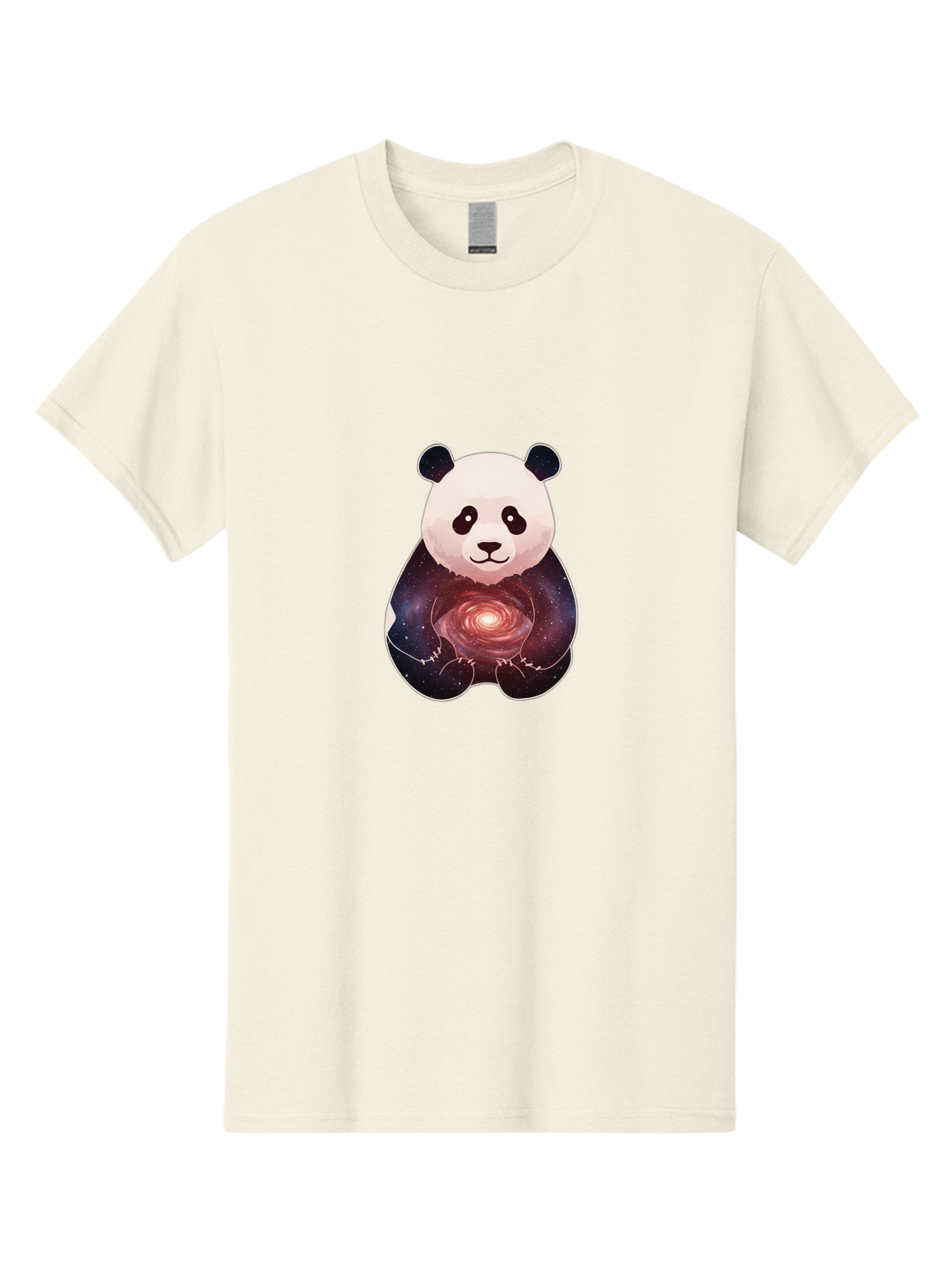 Panda-Galaxy-2 Men'S Graphic Tee, 100% Cotton, Comfortable Casual Summer Wear, Machine Washable, Vintage Camera, Old Camera, Antique Camera, Black Camera, Classic Photography, Photography Equipment, Nostalgic Device, Film Camera, Camera Art Baf290