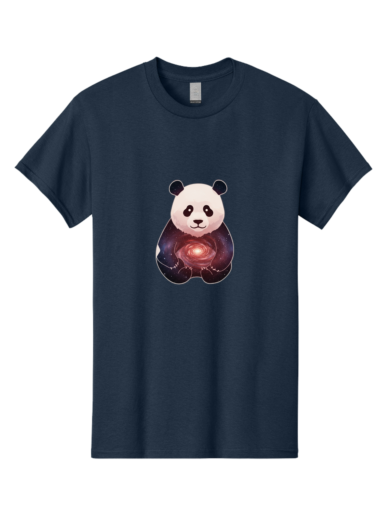 Panda-Galaxy-2 Men'S Graphic Tee, 100% Cotton, Comfortable Casual Summer Wear, Machine Washable, Vintage Camera, Old Camera, Antique Camera, Black Camera, Classic Photography, Photography Equipment, Nostalgic Device, Film Camera, Camera Art Baf290