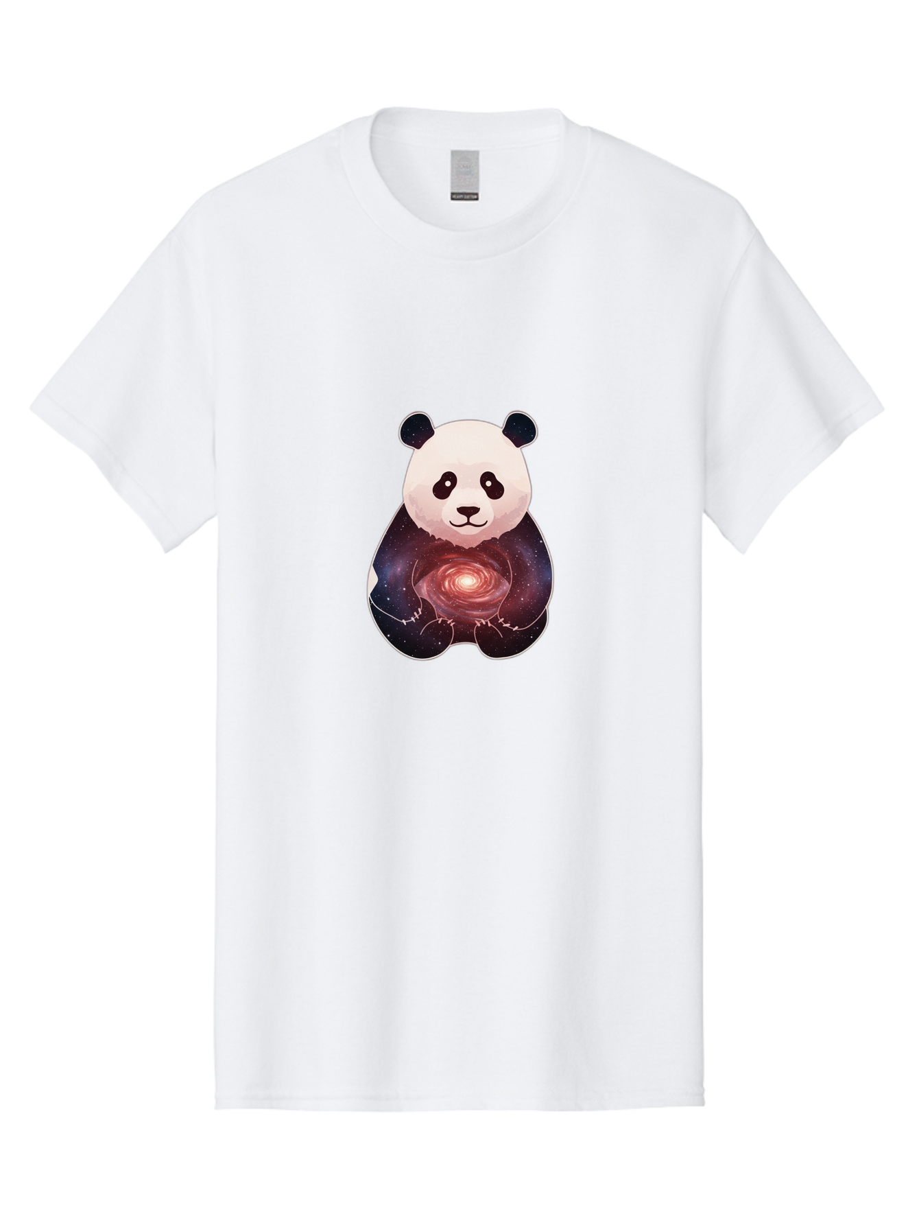 Panda-Galaxy-2 Men'S Graphic Tee, 100% Cotton, Comfortable Casual Summer Wear, Machine Washable, Vintage Camera, Old Camera, Antique Camera, Black Camera, Classic Photography, Photography Equipment, Nostalgic Device, Film Camera, Camera Art Baf290