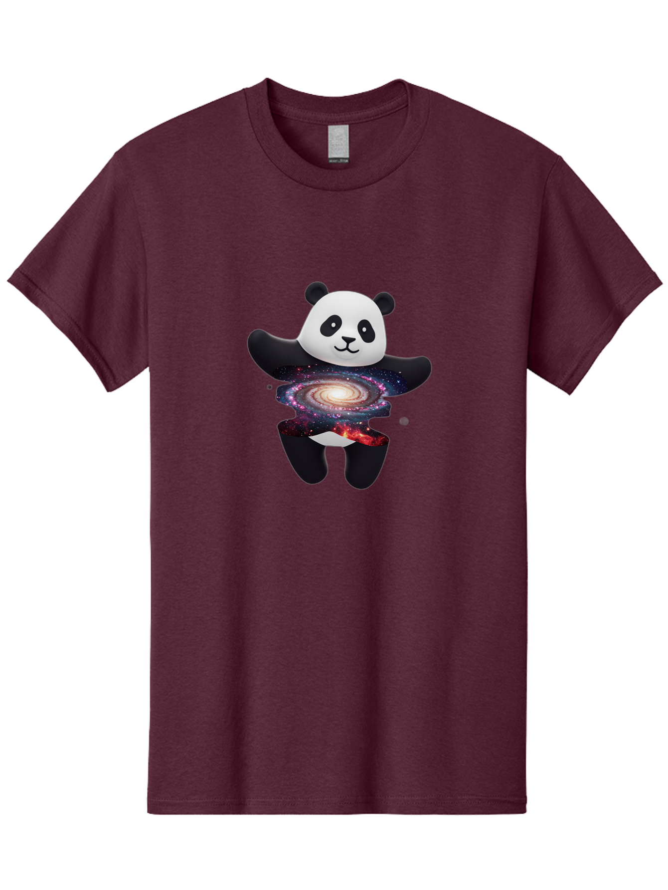 Panda-Galaxy-3 Men'S Graphic Tee, 100% Cotton, Comfortable Casual Summer Wear, Machine Washable, Vintage Camera, Old Camera, Antique Camera, Black Camera, Classic Photography, Photography Equipment, Nostalgic Device, Film Camera, Camera Art Baf291