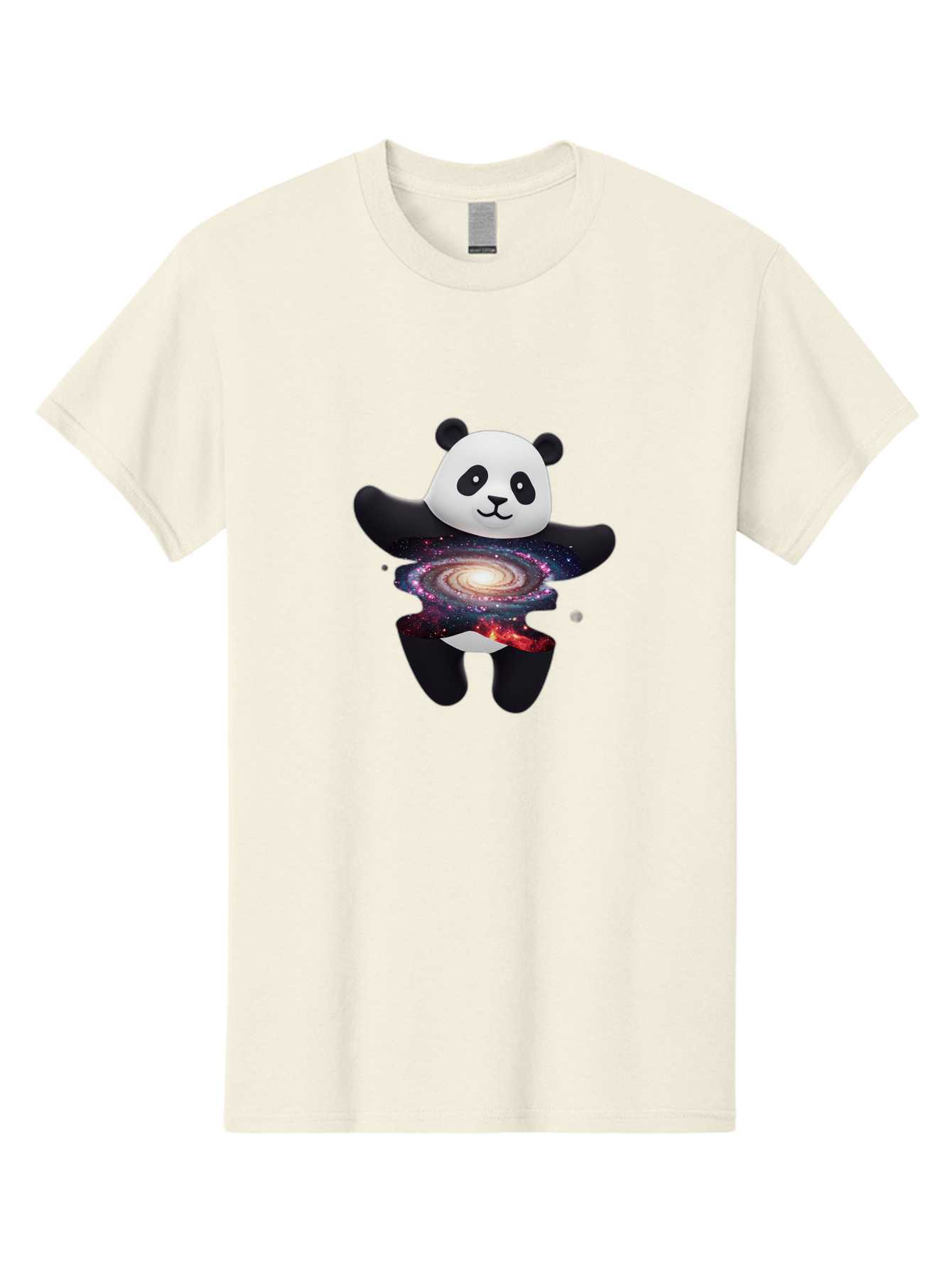 Panda-Galaxy-3 Men'S Graphic Tee, 100% Cotton, Comfortable Casual Summer Wear, Machine Washable, Vintage Camera, Old Camera, Antique Camera, Black Camera, Classic Photography, Photography Equipment, Nostalgic Device, Film Camera, Camera Art Baf291