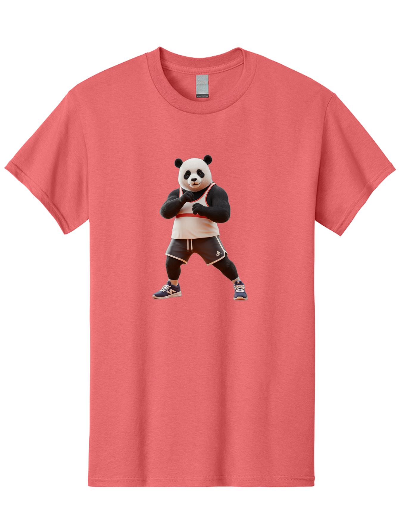 Panda-In-Boxing-Stance Men'S Graphic Tee, 100% Cotton, Comfortable Casual Summer Wear, Machine Washable, Vintage Camera, Old Camera, Antique Camera, Black Camera, Classic Photography, Photography Equipment, Nostalgic Device, Film Camera, Baf295