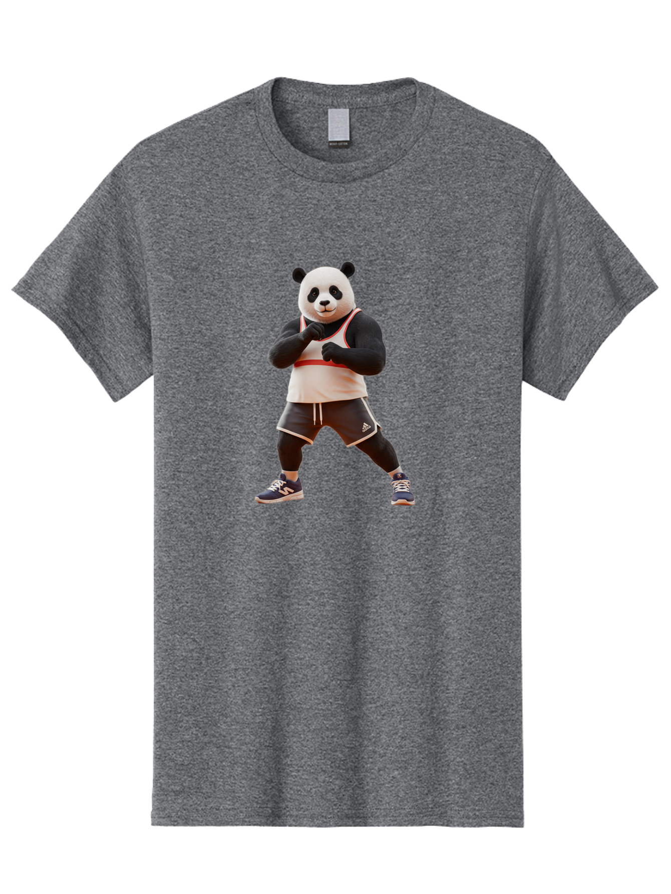 Panda-In-Boxing-Stance Men'S Graphic Tee, 100% Cotton, Comfortable Casual Summer Wear, Machine Washable, Vintage Camera, Old Camera, Antique Camera, Black Camera, Classic Photography, Photography Equipment, Nostalgic Device, Film Camera, Baf295