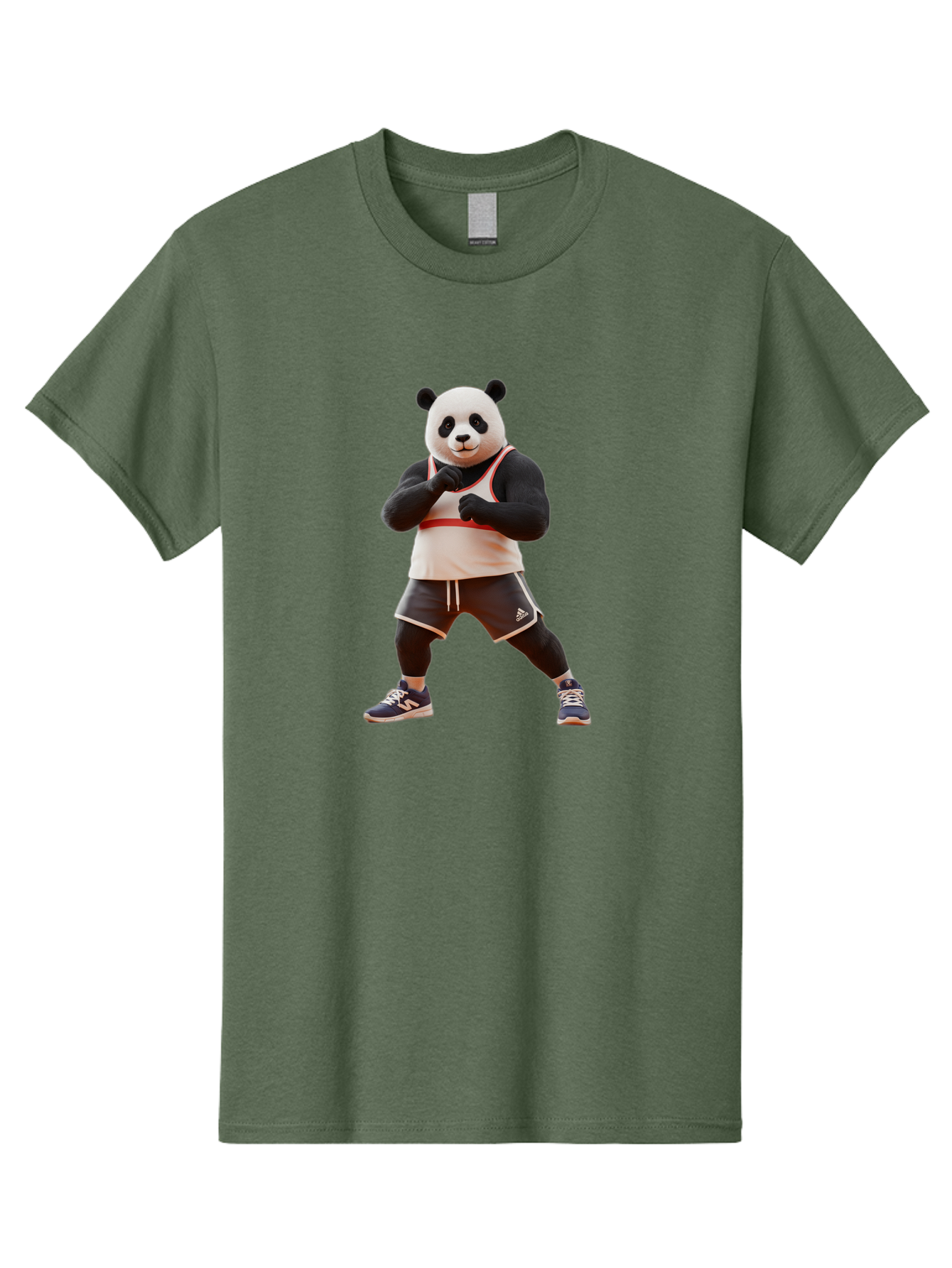 Panda-In-Boxing-Stance Men'S Graphic Tee, 100% Cotton, Comfortable Casual Summer Wear, Machine Washable, Vintage Camera, Old Camera, Antique Camera, Black Camera, Classic Photography, Photography Equipment, Nostalgic Device, Film Camera, Baf295