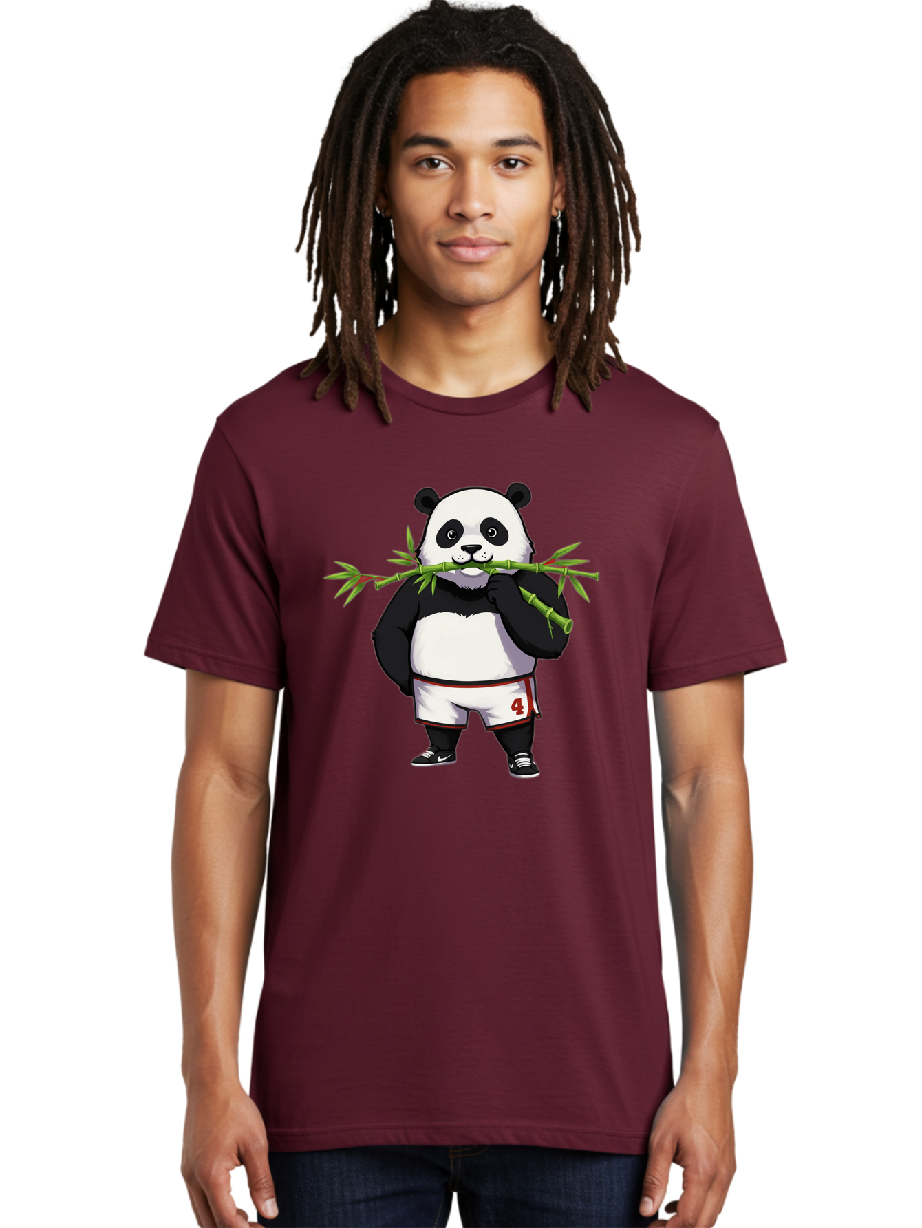 Panda-In-Shorts Men'S Graphic Tee, 100% Cotton, Comfortable Casual Summer Wear, Machine Washable, Vintage Camera, Old Camera, Antique Camera, Black Camera, Classic Photography, Photography Equipment, Nostalgic Device, Film Camera, Camera Art Baf297
