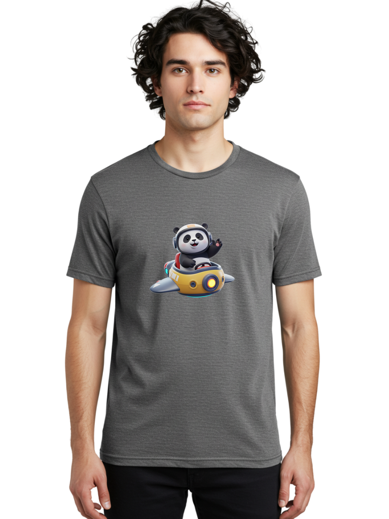 Panda-In-Spaceship Men'S Graphic Tee, 100% Cotton, Comfortable Casual Summer Wear, Machine Washable, Vintage Camera, Old Camera, Antique Camera, Black Camera, Classic Photography, Photography Equipment, Nostalgic Device, Film Camera, Baf299