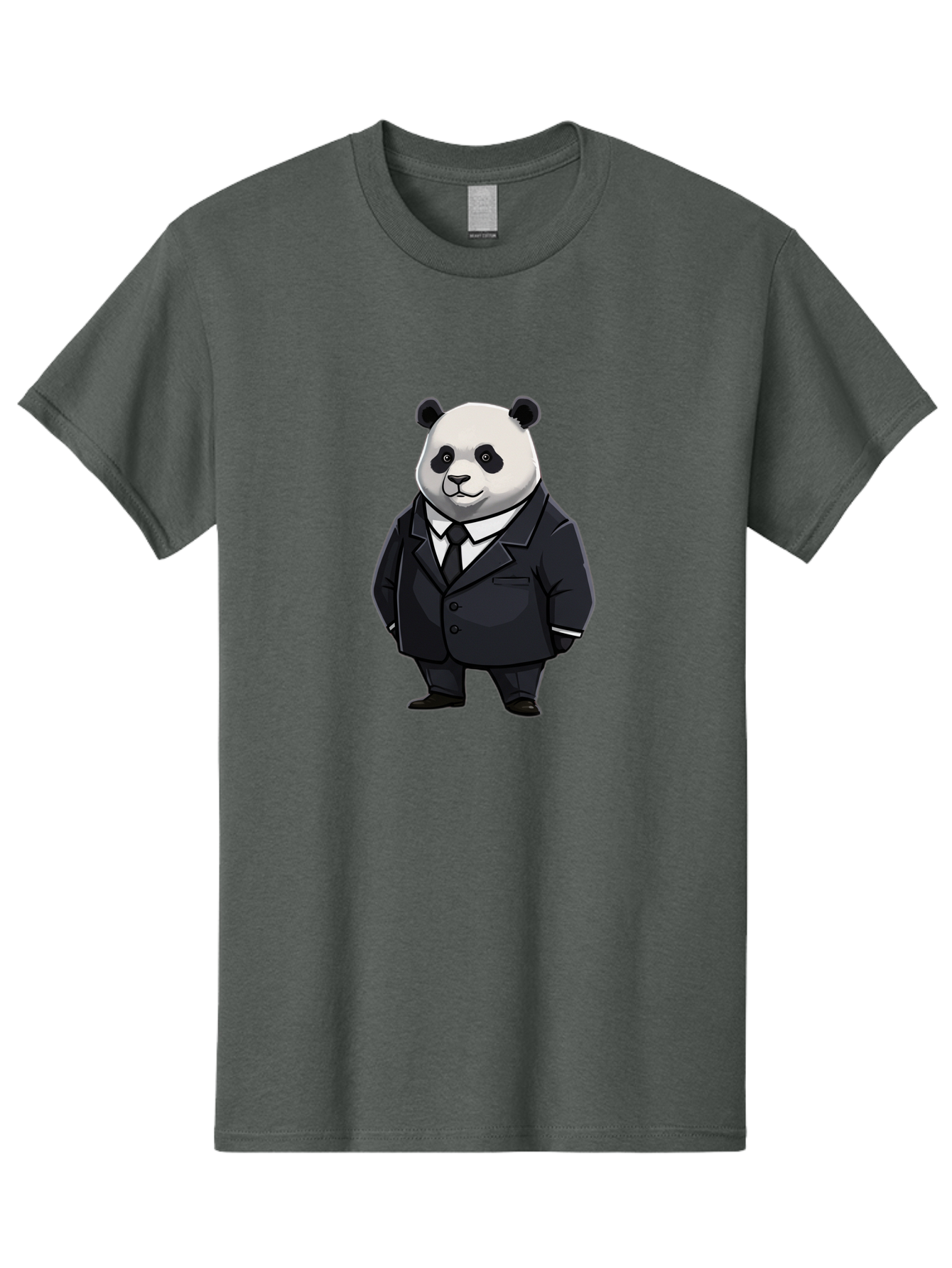 Panda-In-Suit Men'S Graphic Tee, 100% Cotton, Comfortable Casual Summer Wear, Machine Washable, Vintage Camera, Old Camera, Antique Camera, Black Camera, Classic Photography, Photography Equipment, Nostalgic Device, Film Camera, Camera Art Baf300