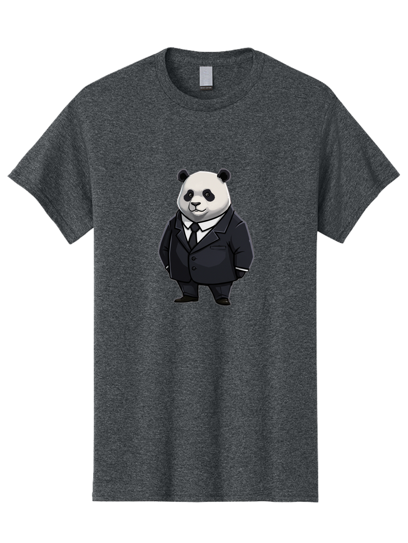 Panda-In-Suit Men'S Graphic Tee, 100% Cotton, Comfortable Casual Summer Wear, Machine Washable, Vintage Camera, Old Camera, Antique Camera, Black Camera, Classic Photography, Photography Equipment, Nostalgic Device, Film Camera, Camera Art Baf300
