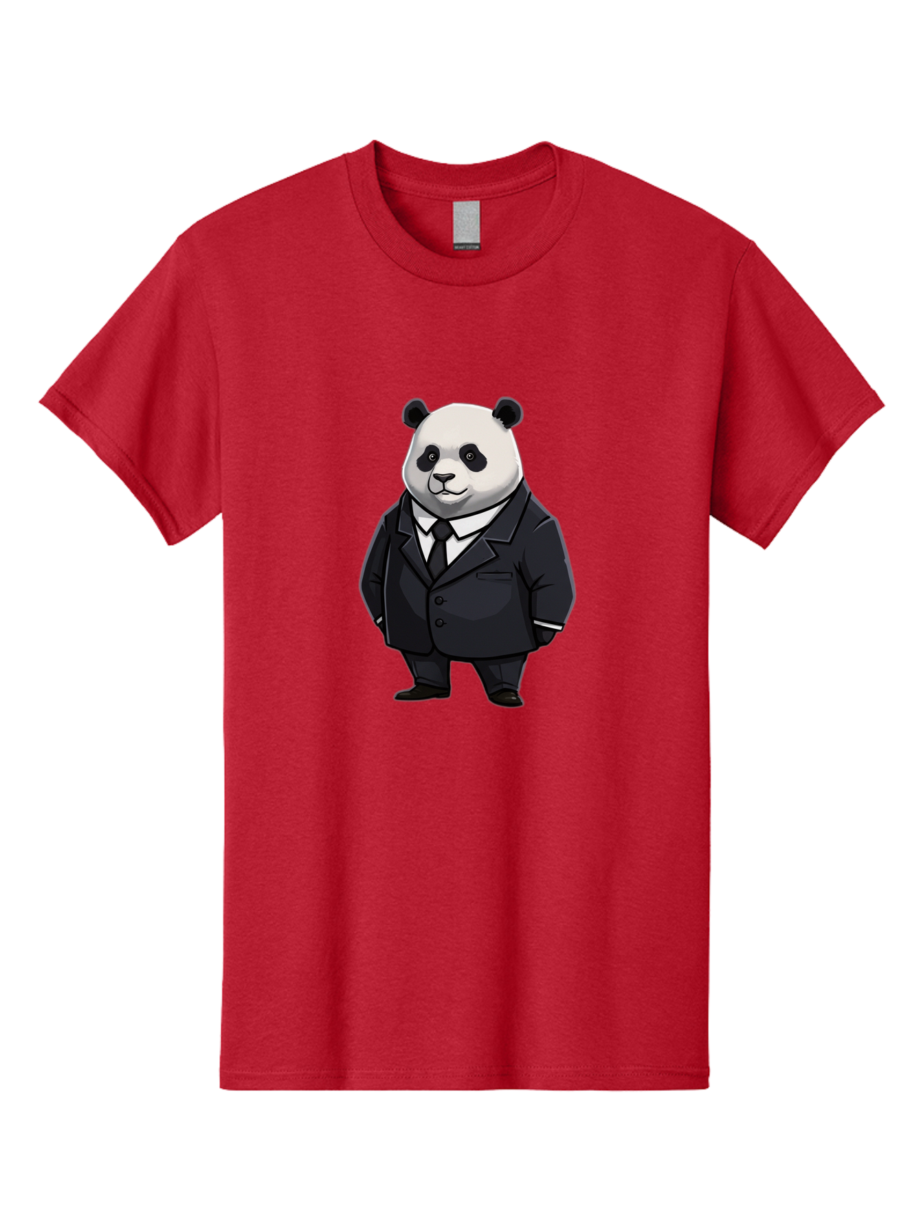 Panda-In-Suit Men'S Graphic Tee, 100% Cotton, Comfortable Casual Summer Wear, Machine Washable, Vintage Camera, Old Camera, Antique Camera, Black Camera, Classic Photography, Photography Equipment, Nostalgic Device, Film Camera, Camera Art Baf300