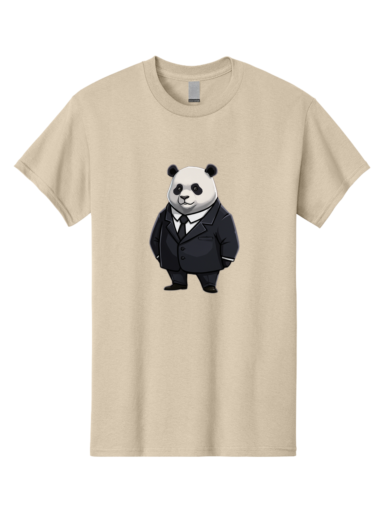 Panda-In-Suit Men'S Graphic Tee, 100% Cotton, Comfortable Casual Summer Wear, Machine Washable, Vintage Camera, Old Camera, Antique Camera, Black Camera, Classic Photography, Photography Equipment, Nostalgic Device, Film Camera, Camera Art Baf300