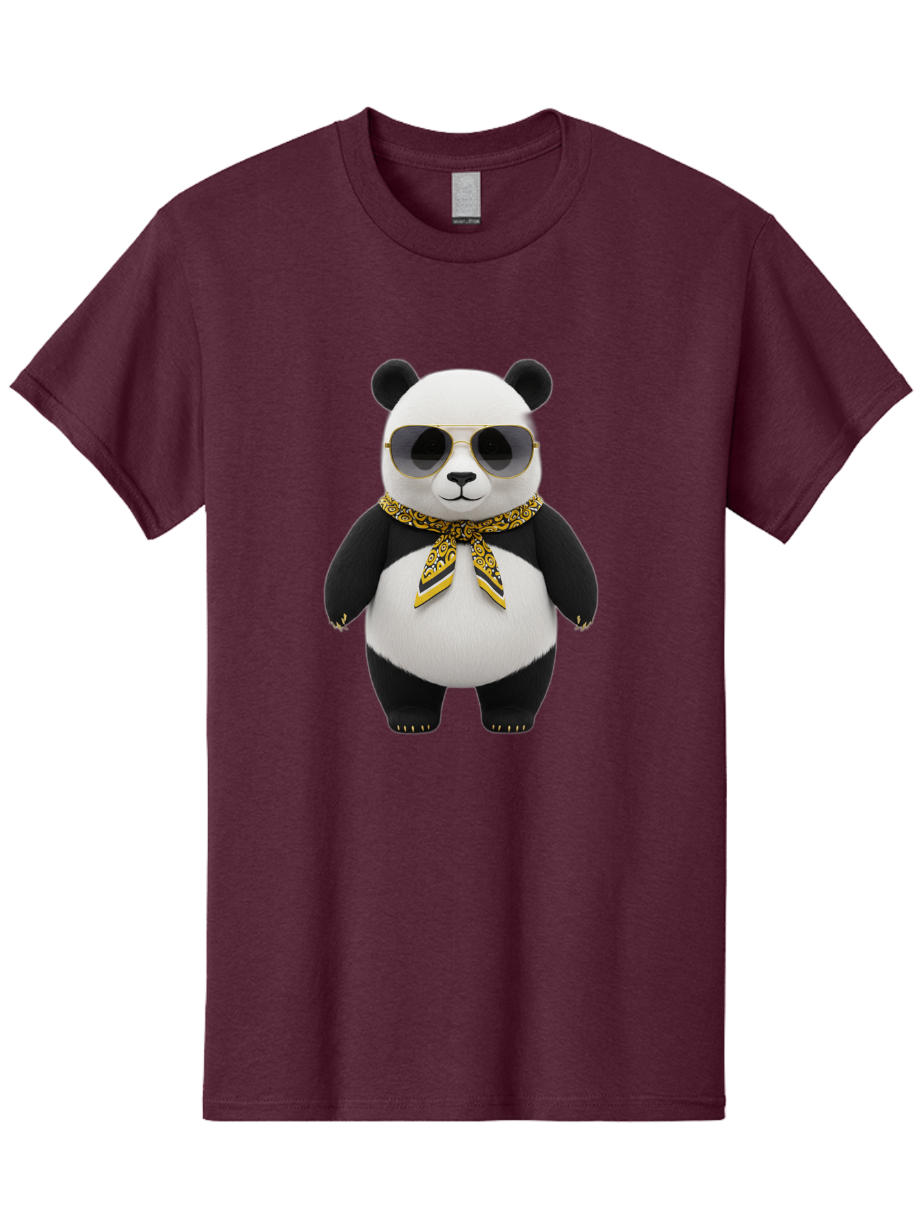 Panda-In-Sunglasses Men'S Graphic Tee, 100% Cotton, Comfortable Casual Summer Wear, Machine Washable, Vintage Camera, Old Camera, Antique Camera, Black Camera, Classic Photography, Photography Equipment, Nostalgic Device, Film Camera, Baf301