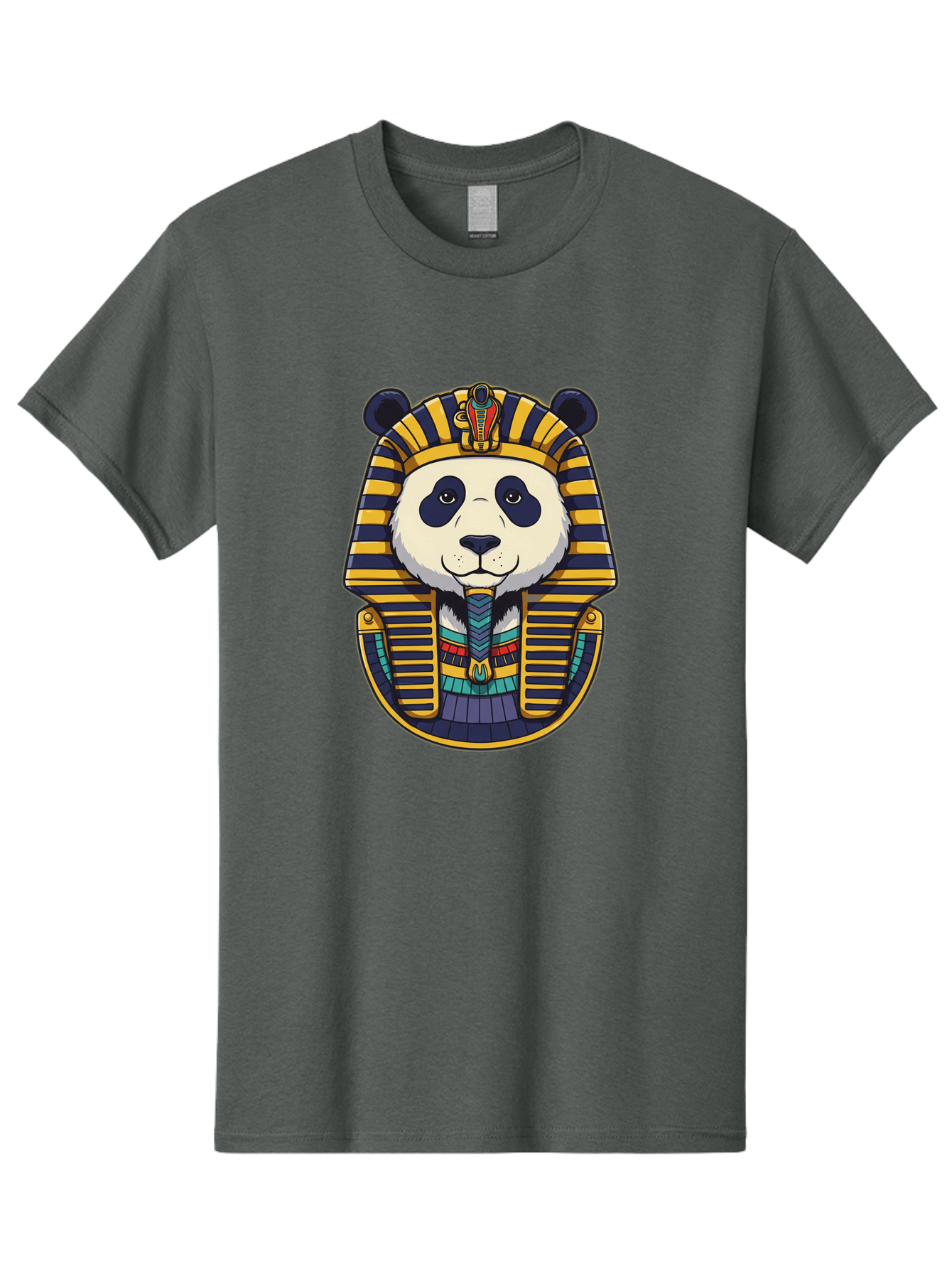 Panda-Pharaoh-1 Men'S Graphic Tee, 100% Cotton, Comfortable Casual Summer Wear, Machine Washable, Vintage Camera, Old Camera, Antique Camera, Black Camera, Classic Photography, Photography Equipment, Nostalgic Device, Film Camera, Camera Art Baf303