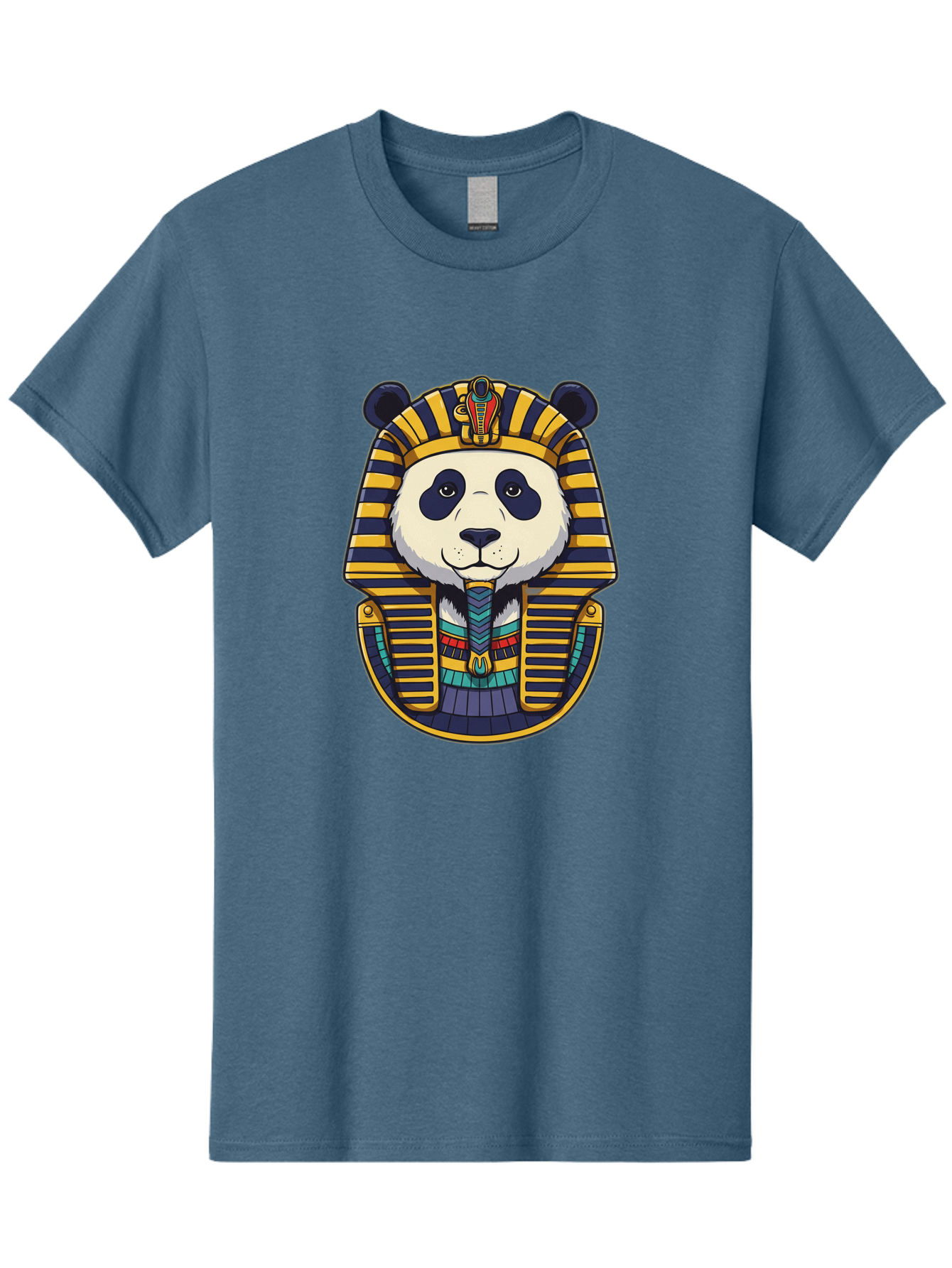 Panda-Pharaoh-1 Men'S Graphic Tee, 100% Cotton, Comfortable Casual Summer Wear, Machine Washable, Vintage Camera, Old Camera, Antique Camera, Black Camera, Classic Photography, Photography Equipment, Nostalgic Device, Film Camera, Camera Art Baf303