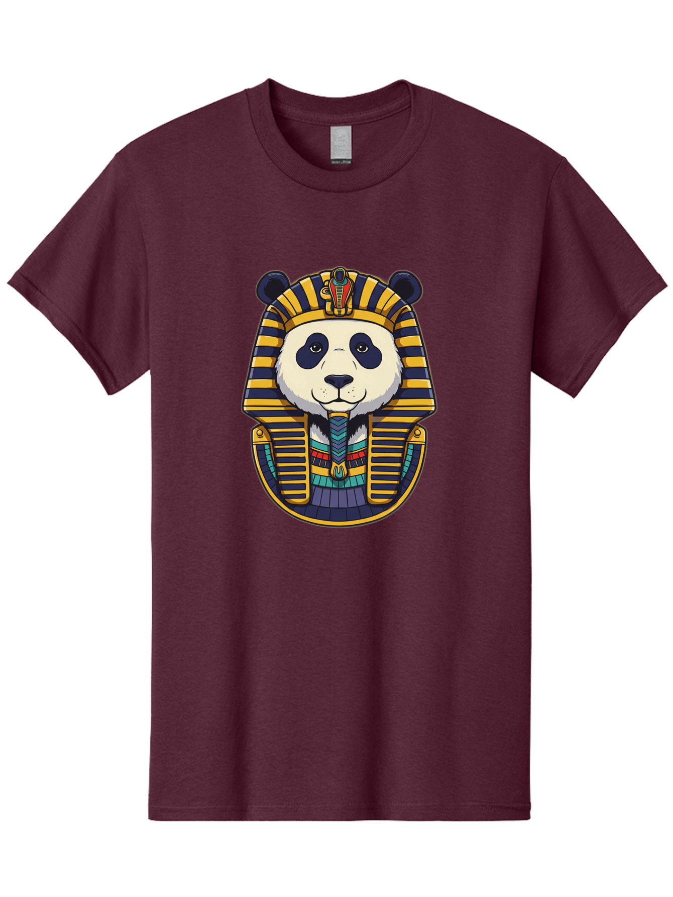 Panda-Pharaoh-1 Men'S Graphic Tee, 100% Cotton, Comfortable Casual Summer Wear, Machine Washable, Vintage Camera, Old Camera, Antique Camera, Black Camera, Classic Photography, Photography Equipment, Nostalgic Device, Film Camera, Camera Art Baf303