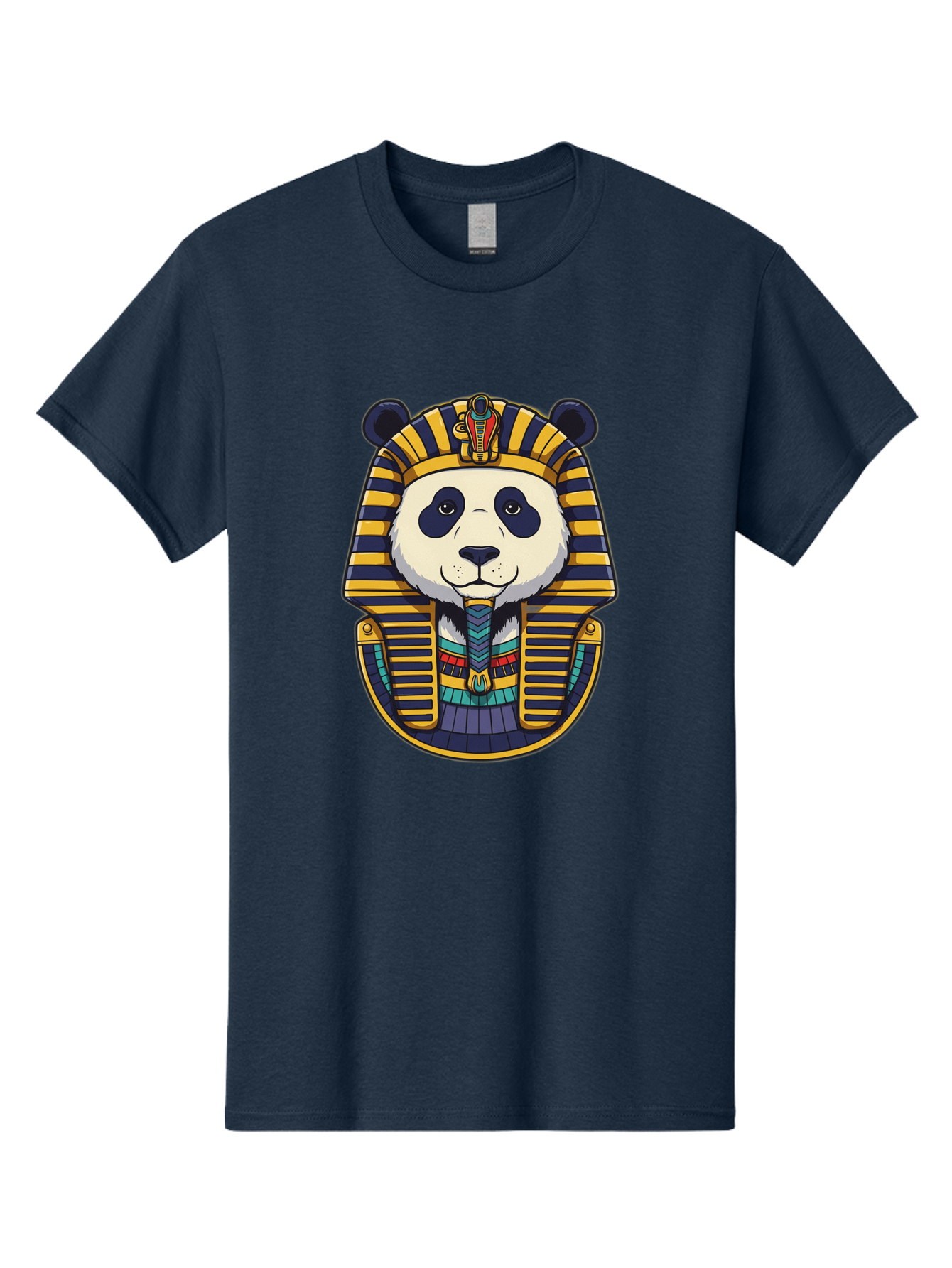 Panda-Pharaoh-1 Men'S Graphic Tee, 100% Cotton, Comfortable Casual Summer Wear, Machine Washable, Vintage Camera, Old Camera, Antique Camera, Black Camera, Classic Photography, Photography Equipment, Nostalgic Device, Film Camera, Camera Art Baf303