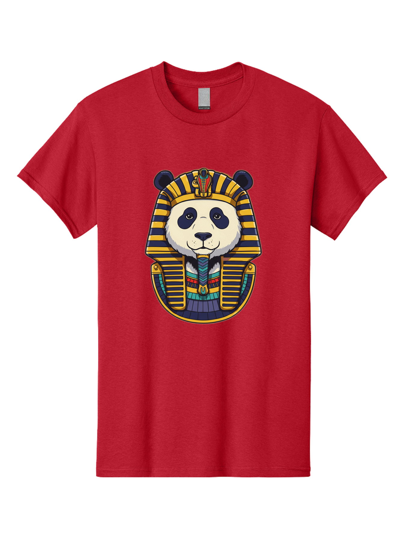 Panda-Pharaoh-1 Men'S Graphic Tee, 100% Cotton, Comfortable Casual Summer Wear, Machine Washable, Vintage Camera, Old Camera, Antique Camera, Black Camera, Classic Photography, Photography Equipment, Nostalgic Device, Film Camera, Camera Art Baf303