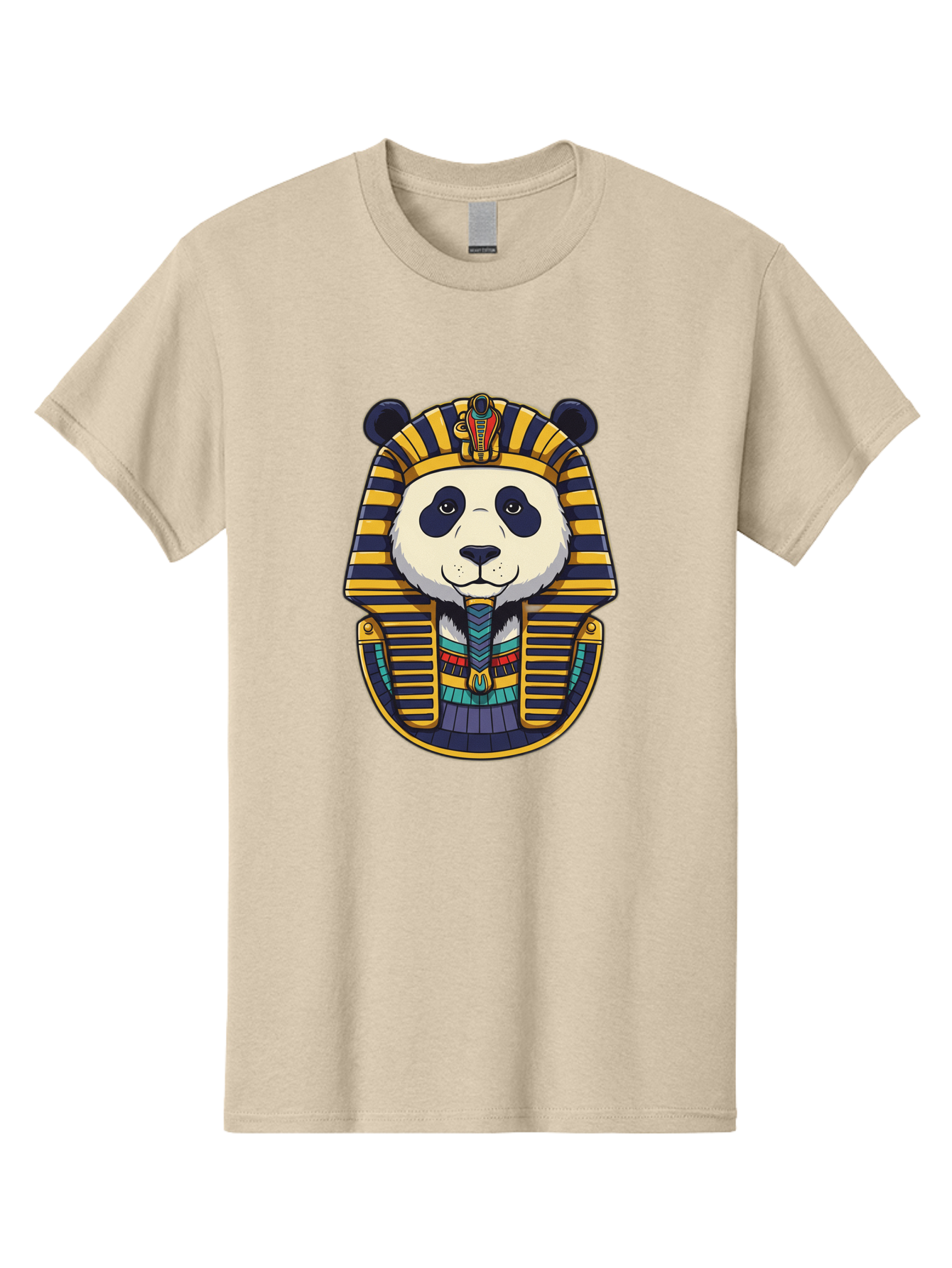 Panda-Pharaoh-1 Men'S Graphic Tee, 100% Cotton, Comfortable Casual Summer Wear, Machine Washable, Vintage Camera, Old Camera, Antique Camera, Black Camera, Classic Photography, Photography Equipment, Nostalgic Device, Film Camera, Camera Art Baf303