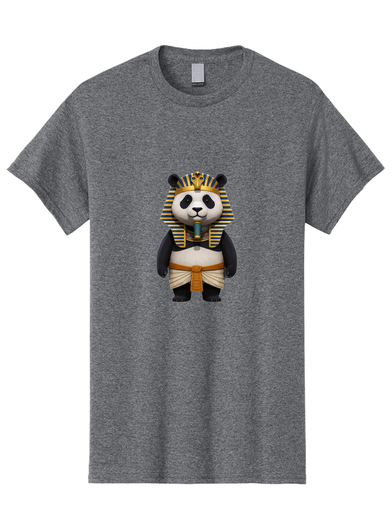 Panda-Pharaoh-2 Men'S Graphic Tee, 100% Cotton, Comfortable Casual Summer Wear, Machine Washable, Vintage Camera, Old Camera, Antique Camera, Black Camera, Classic Photography, Photography Equipment, Nostalgic Device, Film Camera, Camera Art Baf304
