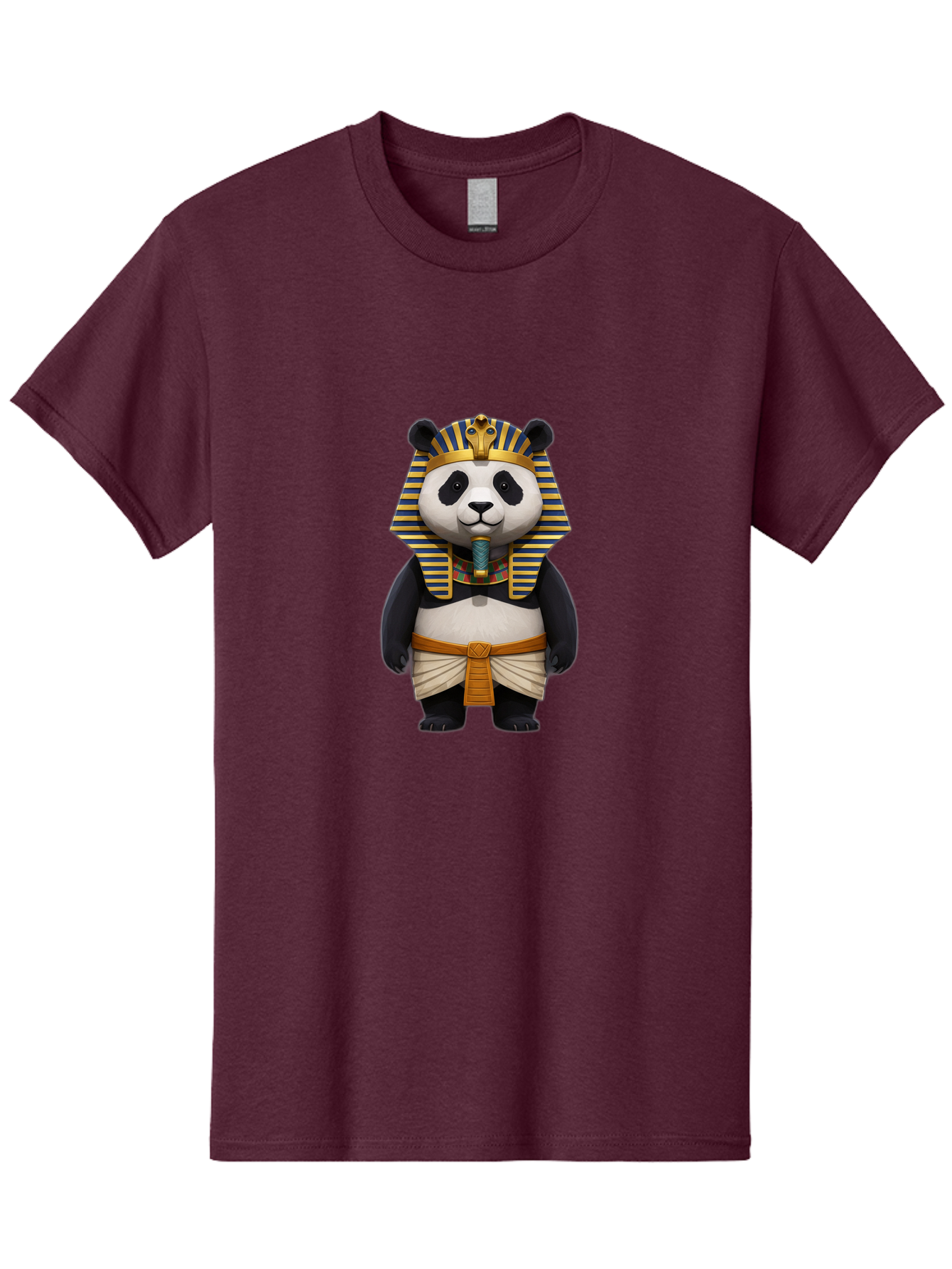 Panda-Pharaoh-2 Men'S Graphic Tee, 100% Cotton, Comfortable Casual Summer Wear, Machine Washable, Vintage Camera, Old Camera, Antique Camera, Black Camera, Classic Photography, Photography Equipment, Nostalgic Device, Film Camera, Camera Art Baf304