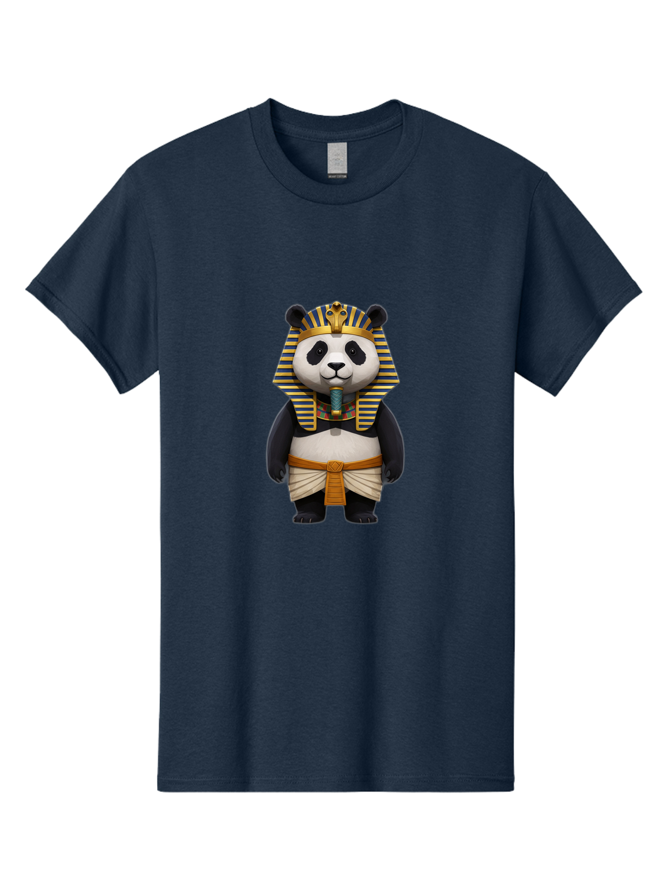 Panda-Pharaoh-2 Men'S Graphic Tee, 100% Cotton, Comfortable Casual Summer Wear, Machine Washable, Vintage Camera, Old Camera, Antique Camera, Black Camera, Classic Photography, Photography Equipment, Nostalgic Device, Film Camera, Camera Art Baf304