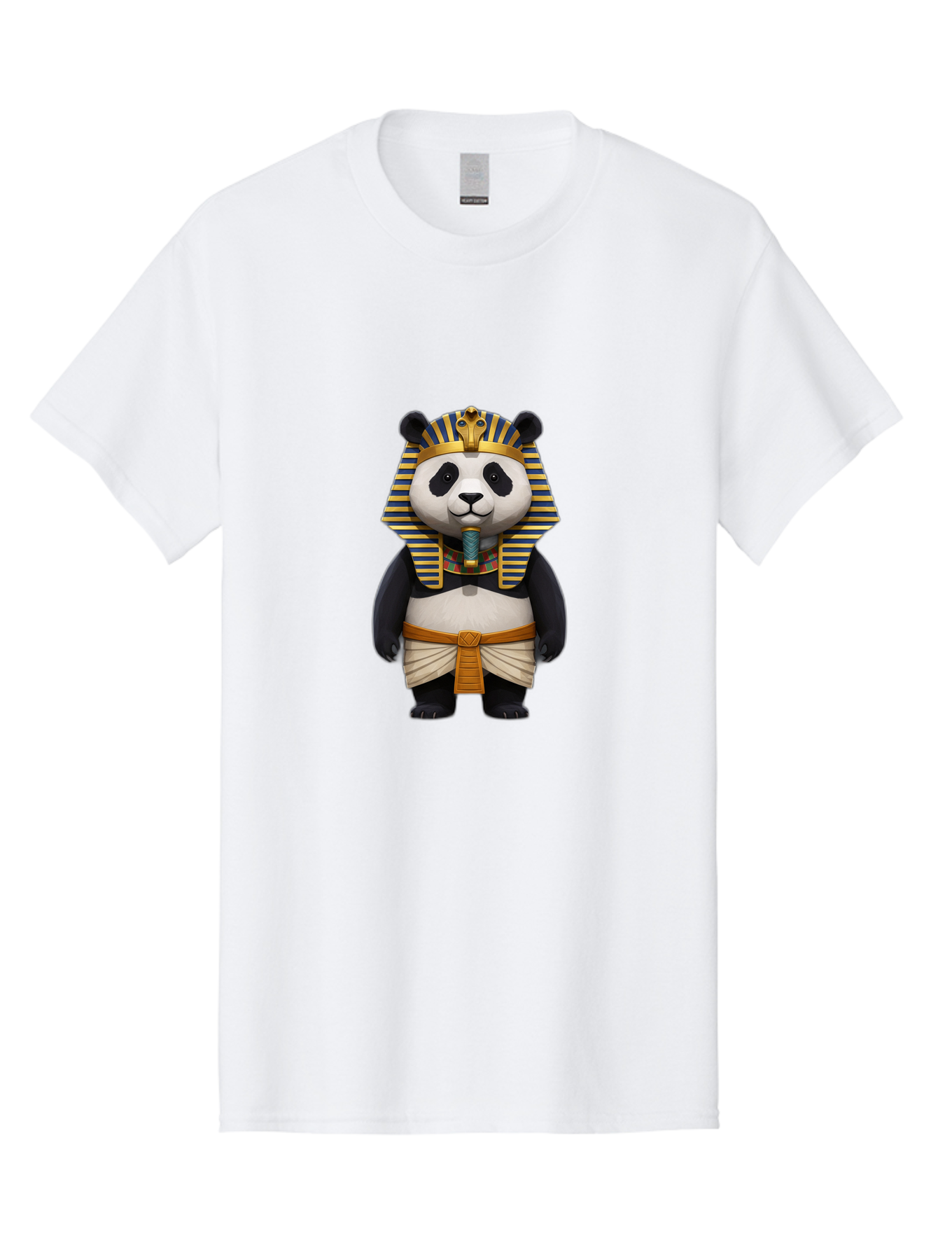 Panda-Pharaoh-2 Men'S Graphic Tee, 100% Cotton, Comfortable Casual Summer Wear, Machine Washable, Vintage Camera, Old Camera, Antique Camera, Black Camera, Classic Photography, Photography Equipment, Nostalgic Device, Film Camera, Camera Art Baf304