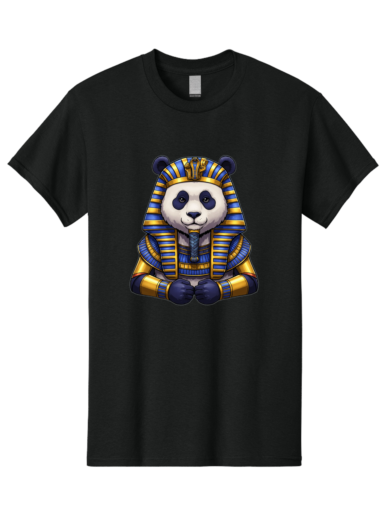 Panda-Pharaoh-3 Men'S Graphic Tee, 100% Cotton, Comfortable Casual Summer Wear, Machine Washable, Vintage Camera, Old Camera, Antique Camera, Black Camera, Classic Photography, Photography Equipment, Nostalgic Device, Film Camera, Camera Art Baf305