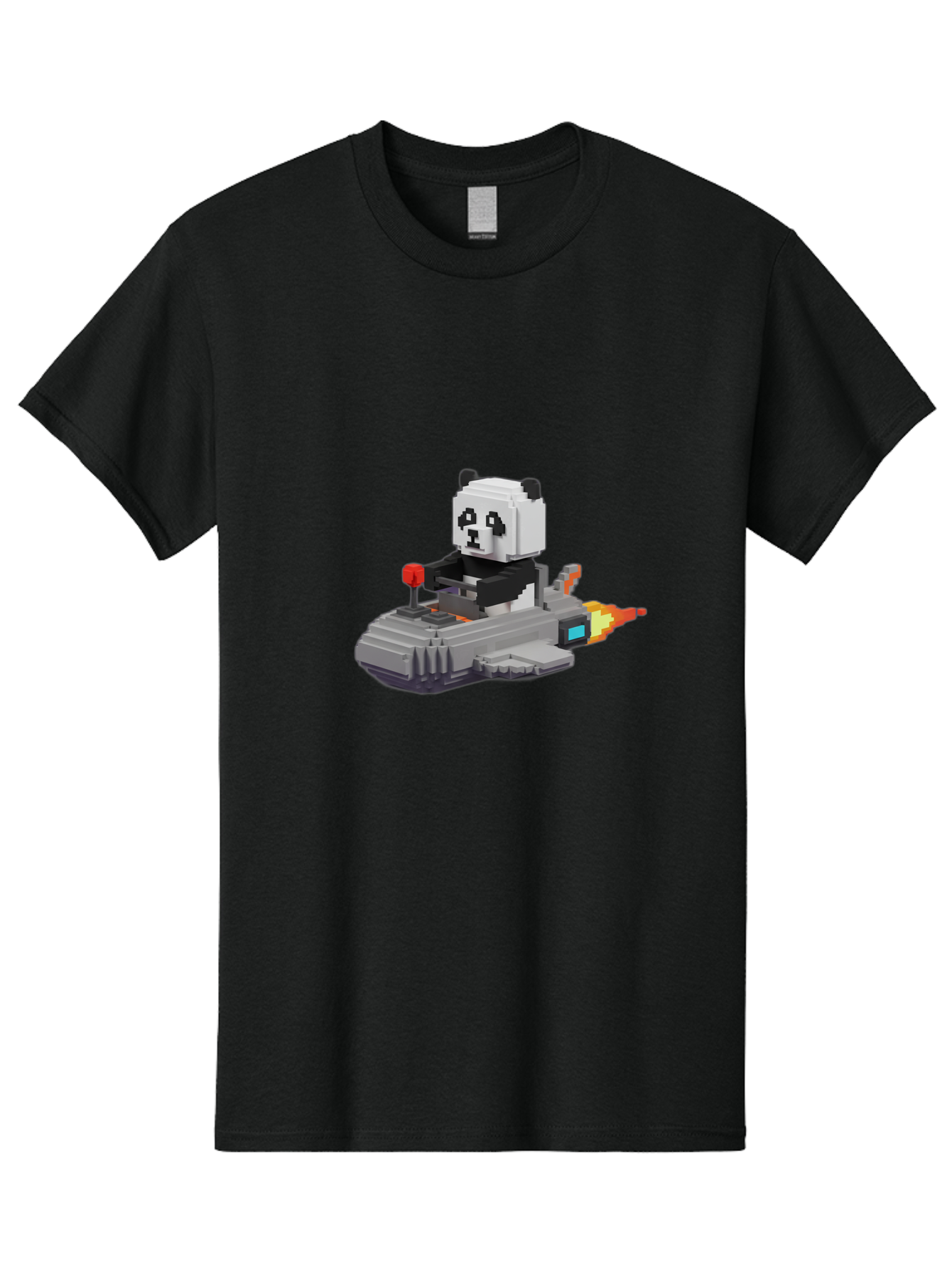 Panda-Pilot-1 Men'S Graphic Tee, 100% Cotton, Comfortable Casual Summer Wear, Machine Washable, Vintage Camera, Old Camera, Antique Camera, Black Camera, Classic Photography, Photography Equipment, Nostalgic Device, Film Camera, Camera Art Baf312