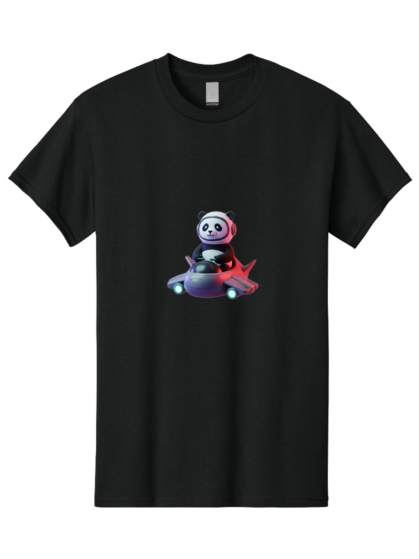 Panda-Pilot-2 Men'S Graphic Tee, 100% Cotton, Comfortable Casual Summer Wear, Machine Washable, Vintage Camera, Old Camera, Antique Camera, Black Camera, Classic Photography, Photography Equipment, Nostalgic Device, Film Camera, Camera Art Baf313
