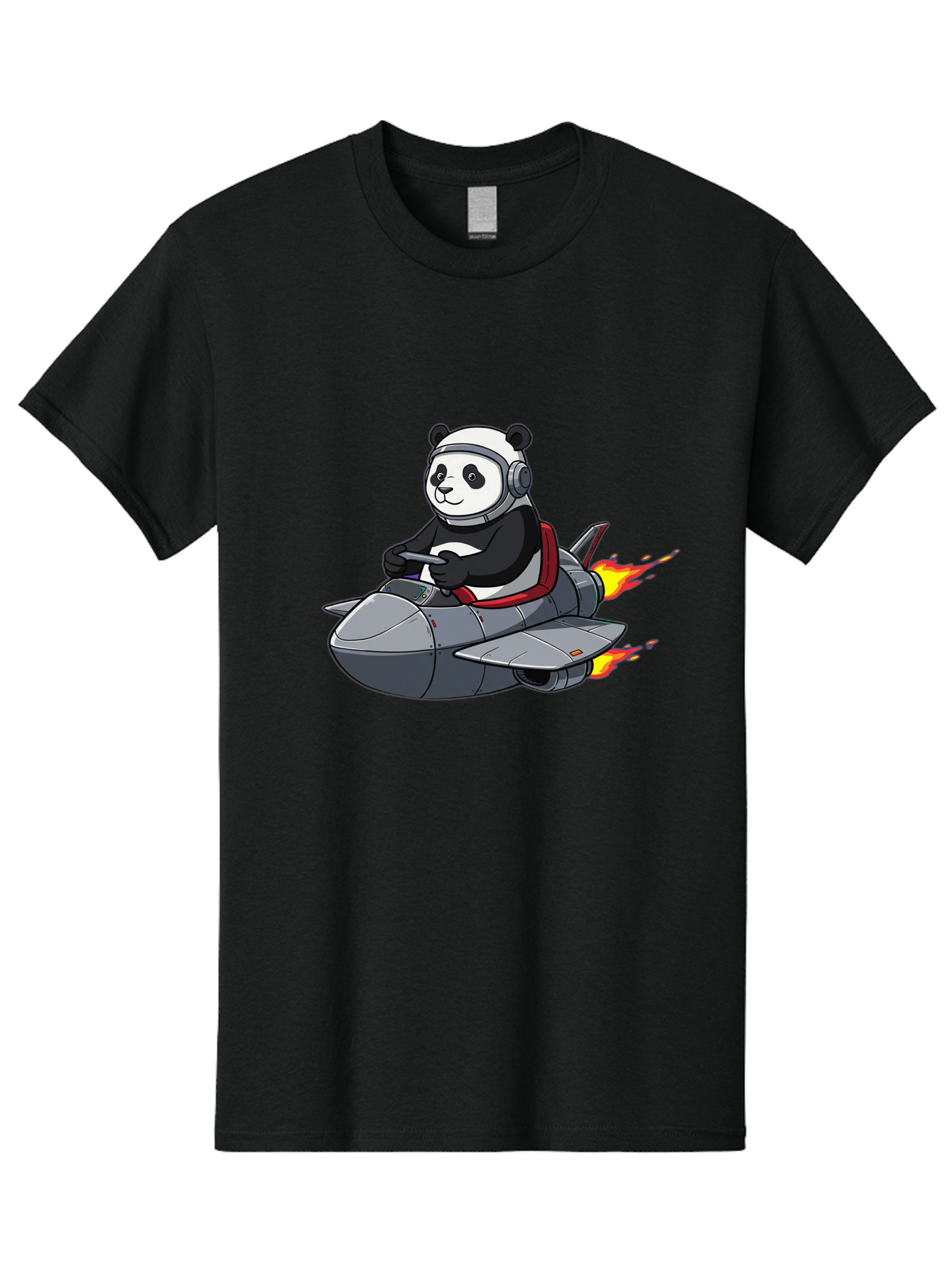 Panda-Pilot-3 Men'S Graphic Tee, 100% Cotton, Comfortable Casual Summer Wear, Machine Washable, Vintage Camera, Old Camera, Antique Camera, Black Camera, Classic Photography, Photography Equipment, Nostalgic Device, Film Camera, Camera Art Baf314
