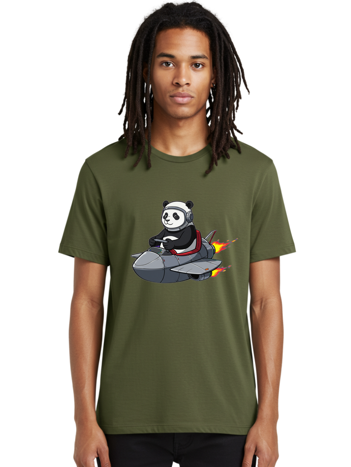 Panda-Pilot-3 Men'S Graphic Tee, 100% Cotton, Comfortable Casual Summer Wear, Machine Washable, Vintage Camera, Old Camera, Antique Camera, Black Camera, Classic Photography, Photography Equipment, Nostalgic Device, Film Camera, Camera Art Baf314