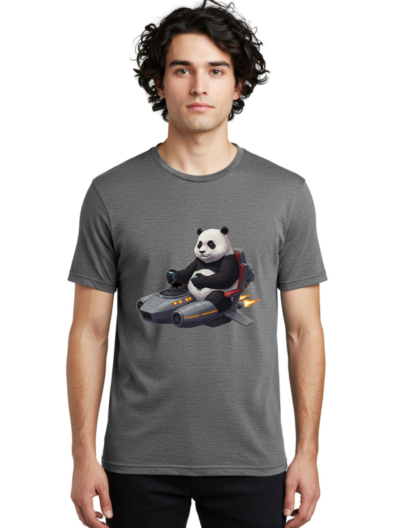Panda-Pilot Men'S Graphic Tee, 100% Cotton, Comfortable Casual Summer Wear, Machine Washable, Vintage Camera, Old Camera, Antique Camera, Black Camera, Classic Photography, Photography Equipment, Nostalgic Device, Film Camera, Camera Art Baf315