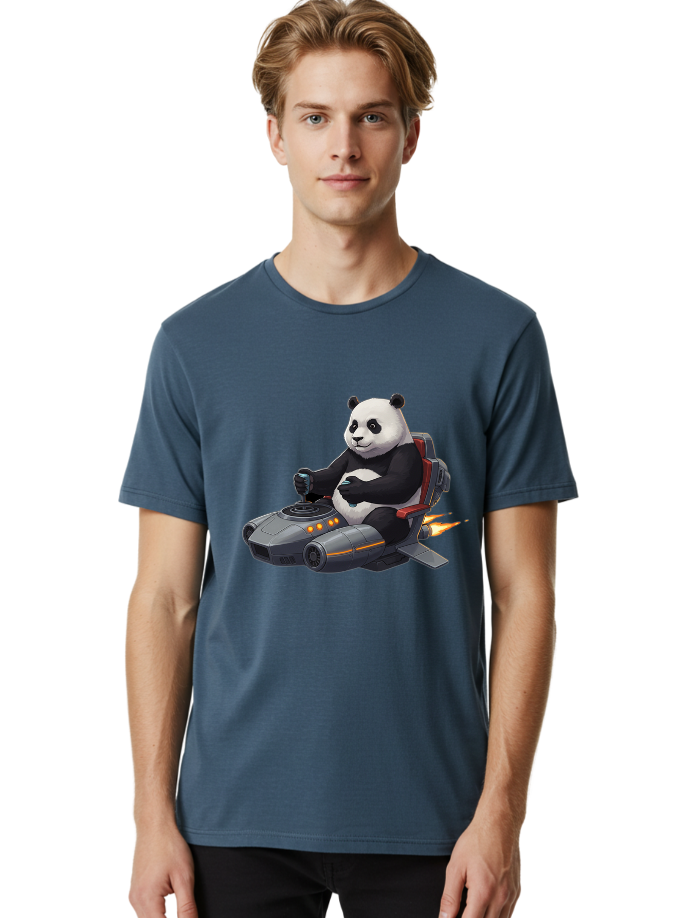 Panda-Pilot Men'S Graphic Tee, 100% Cotton, Comfortable Casual Summer Wear, Machine Washable, Vintage Camera, Old Camera, Antique Camera, Black Camera, Classic Photography, Photography Equipment, Nostalgic Device, Film Camera, Camera Art Baf315
