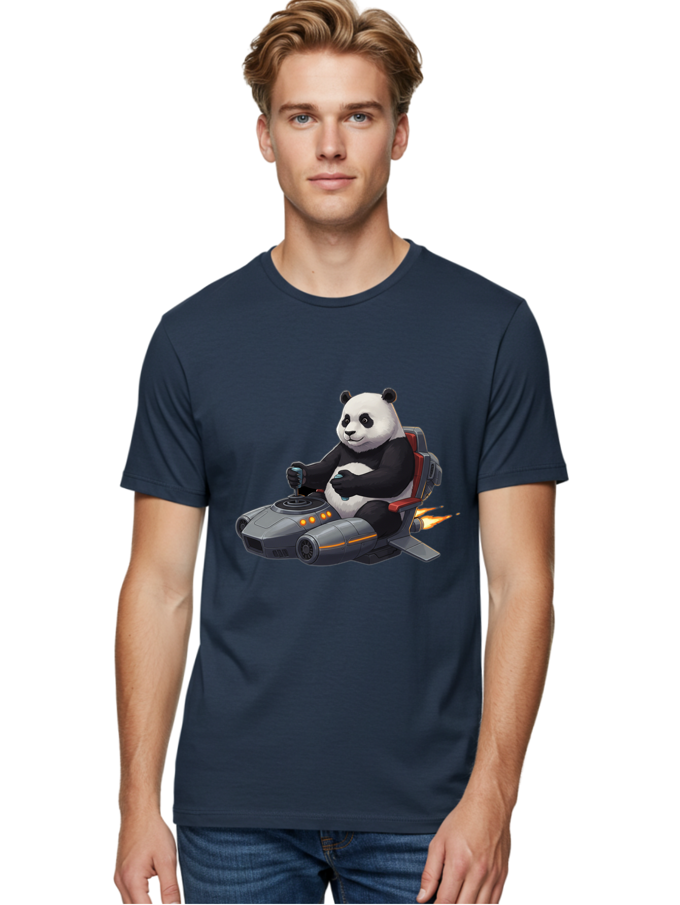 Panda-Pilot Men'S Graphic Tee, 100% Cotton, Comfortable Casual Summer Wear, Machine Washable, Vintage Camera, Old Camera, Antique Camera, Black Camera, Classic Photography, Photography Equipment, Nostalgic Device, Film Camera, Camera Art Baf315