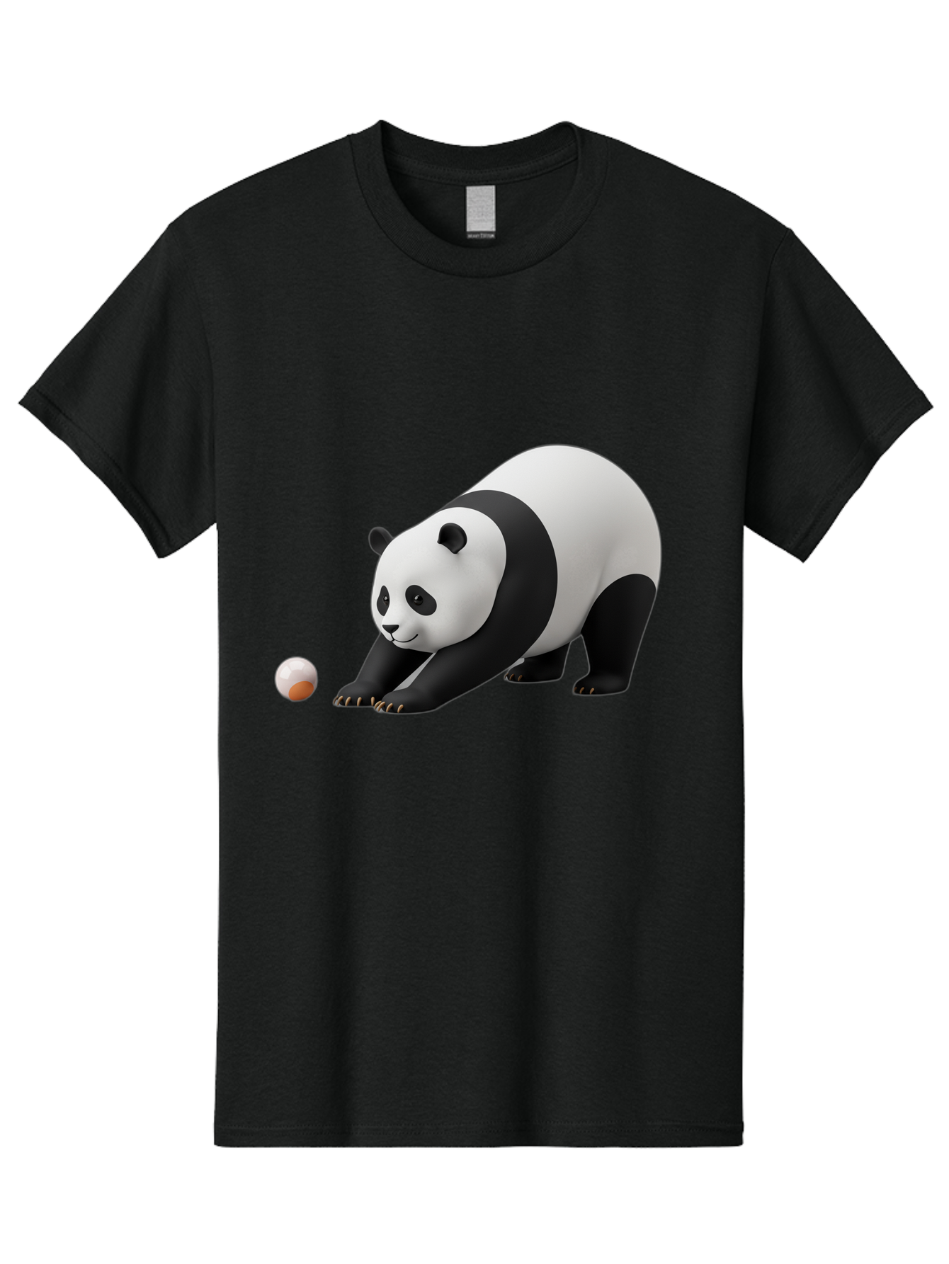 Panda-Playing-With-Ball Men'S Graphic Tee, 100% Cotton, Comfortable Casual Summer Wear, Machine Washable, Vintage Camera, Old Camera, Antique Camera, Black Camera, Classic Photography, Photography Equipment, Nostalgic Device, Film Camera, Baf316