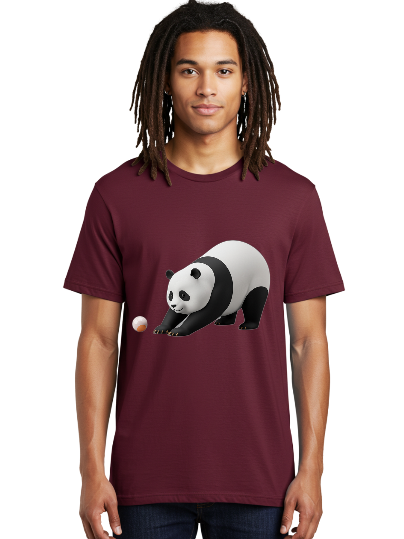 Panda-Playing-With-Ball Men'S Graphic Tee, 100% Cotton, Comfortable Casual Summer Wear, Machine Washable, Vintage Camera, Old Camera, Antique Camera, Black Camera, Classic Photography, Photography Equipment, Nostalgic Device, Film Camera, Baf316