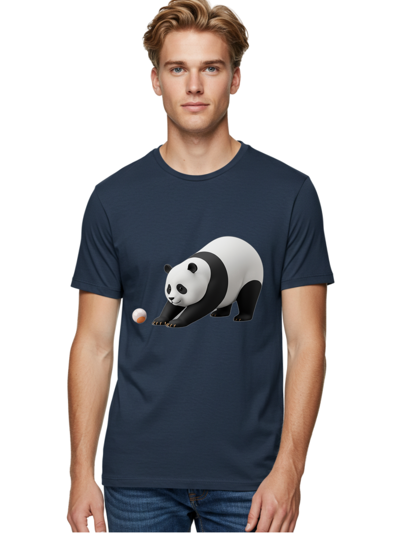 Panda-Playing-With-Ball Men'S Graphic Tee, 100% Cotton, Comfortable Casual Summer Wear, Machine Washable, Vintage Camera, Old Camera, Antique Camera, Black Camera, Classic Photography, Photography Equipment, Nostalgic Device, Film Camera, Baf316