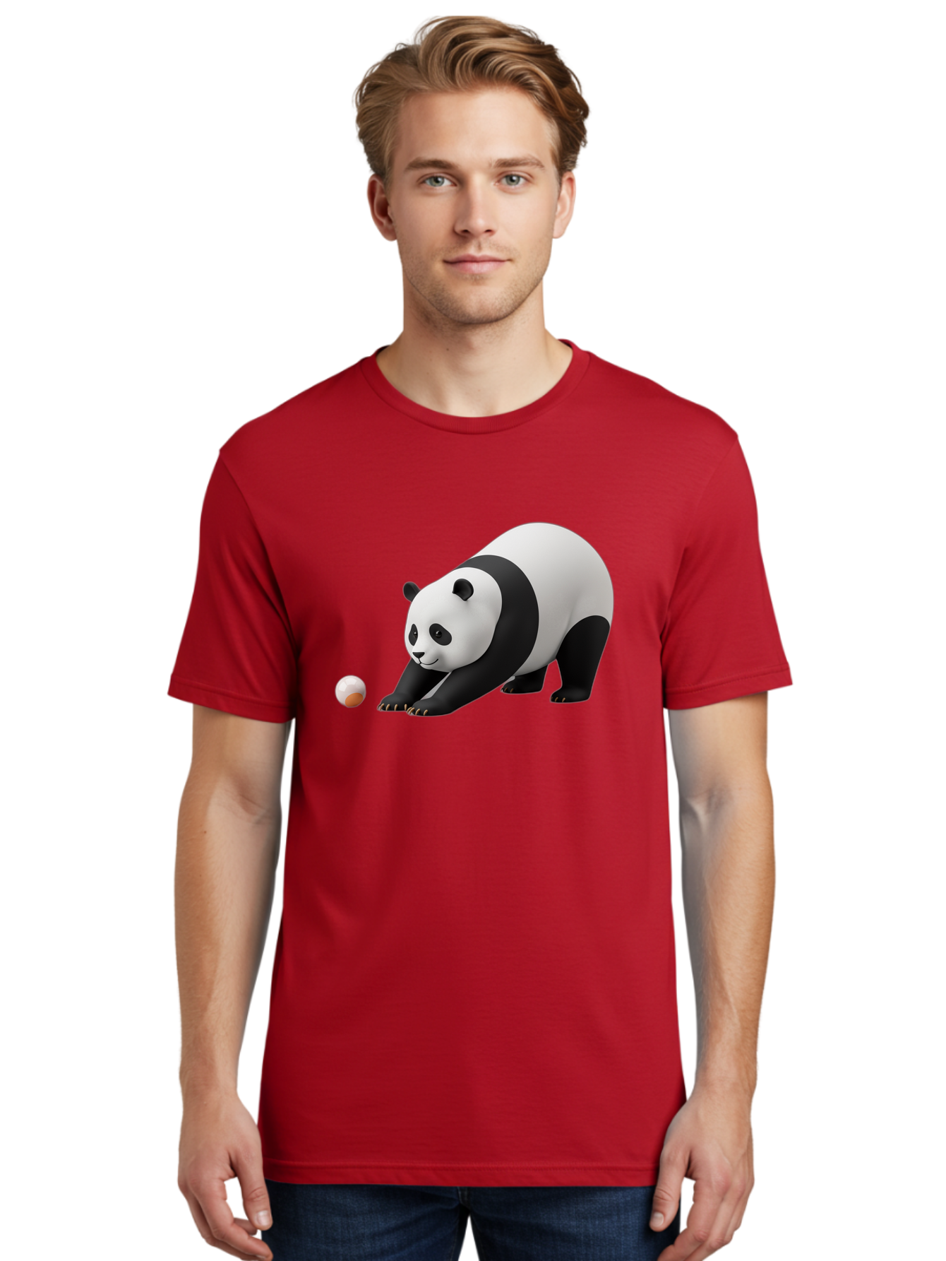 Panda-Playing-With-Ball Men'S Graphic Tee, 100% Cotton, Comfortable Casual Summer Wear, Machine Washable, Vintage Camera, Old Camera, Antique Camera, Black Camera, Classic Photography, Photography Equipment, Nostalgic Device, Film Camera, Baf316