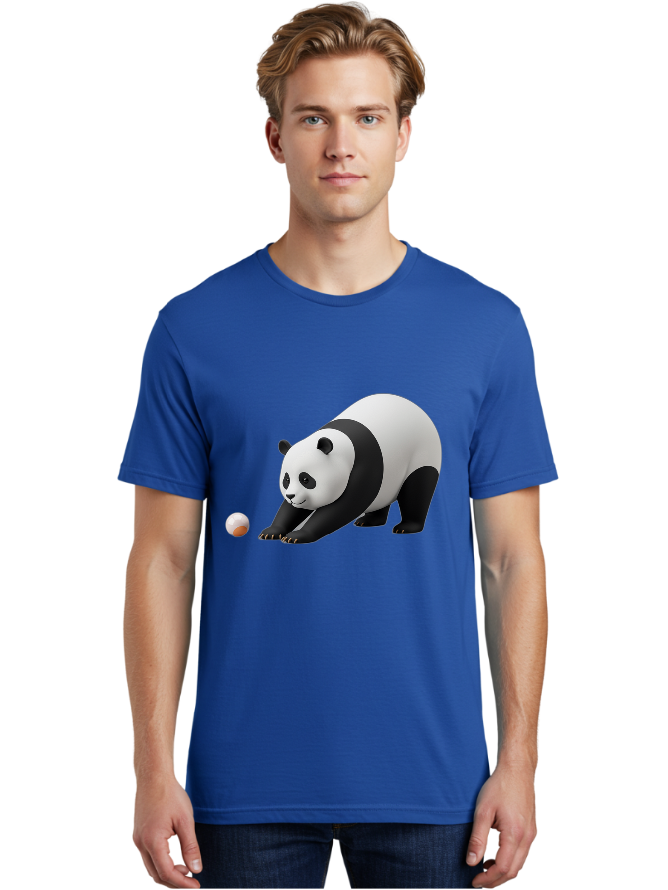 Panda-Playing-With-Ball Men'S Graphic Tee, 100% Cotton, Comfortable Casual Summer Wear, Machine Washable, Vintage Camera, Old Camera, Antique Camera, Black Camera, Classic Photography, Photography Equipment, Nostalgic Device, Film Camera, Baf316