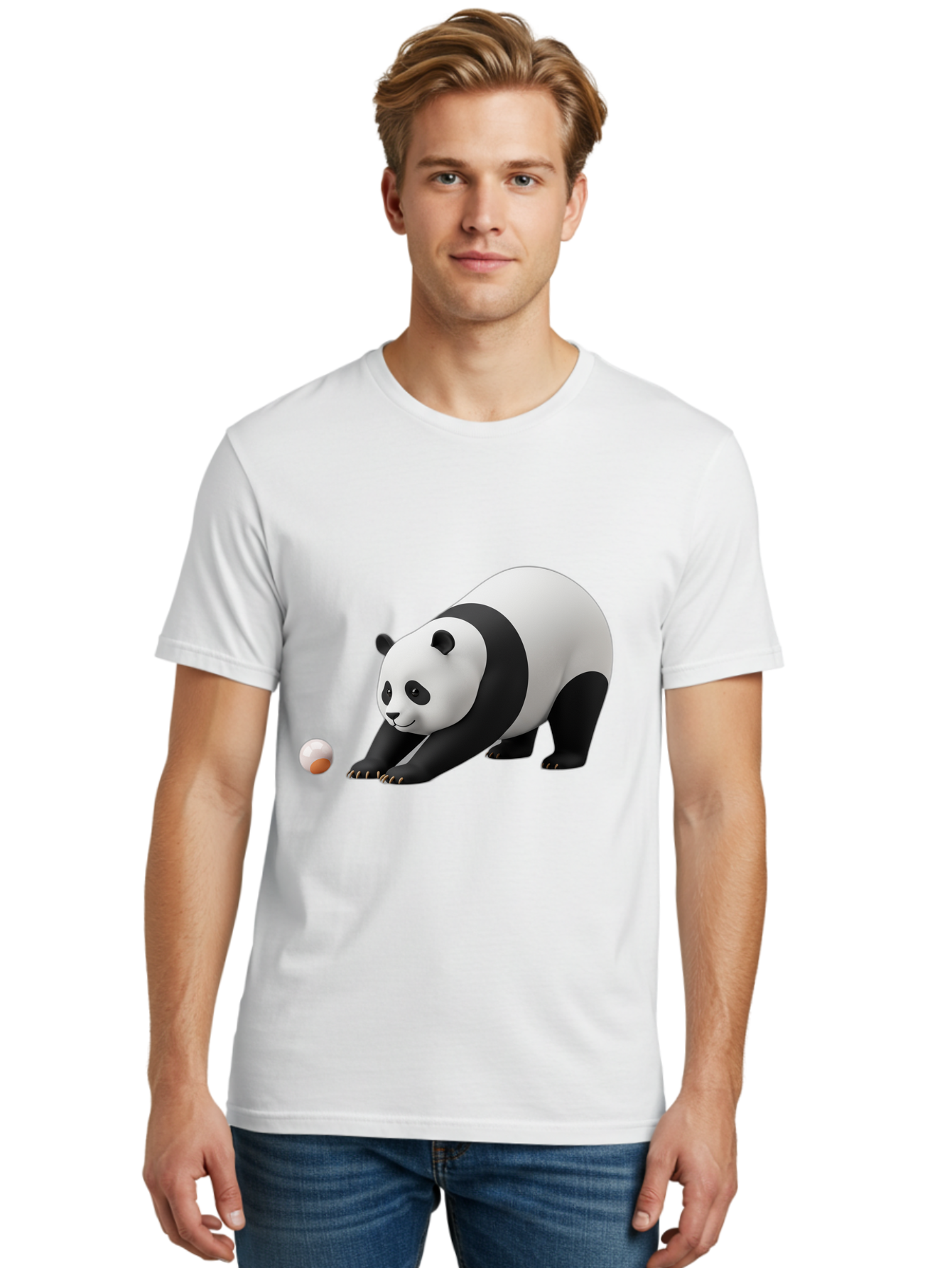 Panda-Playing-With-Ball Men'S Graphic Tee, 100% Cotton, Comfortable Casual Summer Wear, Machine Washable, Vintage Camera, Old Camera, Antique Camera, Black Camera, Classic Photography, Photography Equipment, Nostalgic Device, Film Camera, Baf316