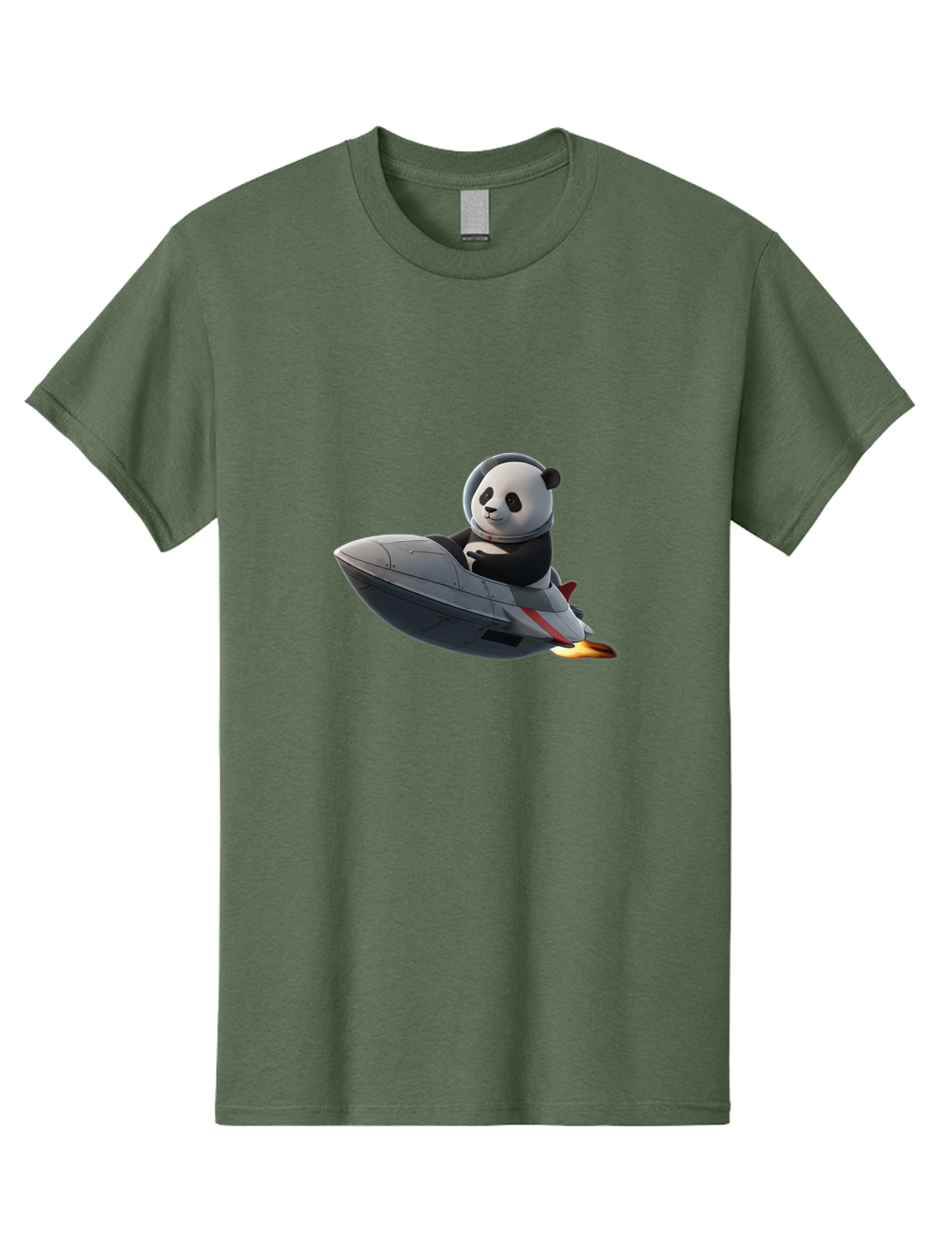 Panda-Riding-Spaceship-1 Men'S Graphic Tee, 100% Cotton, Comfortable Casual Summer Wear, Machine Washable, Vintage Camera, Old Camera, Antique Camera, Black Camera, Classic Photography, Photography Equipment, Nostalgic Device, Film Camera, Baf319