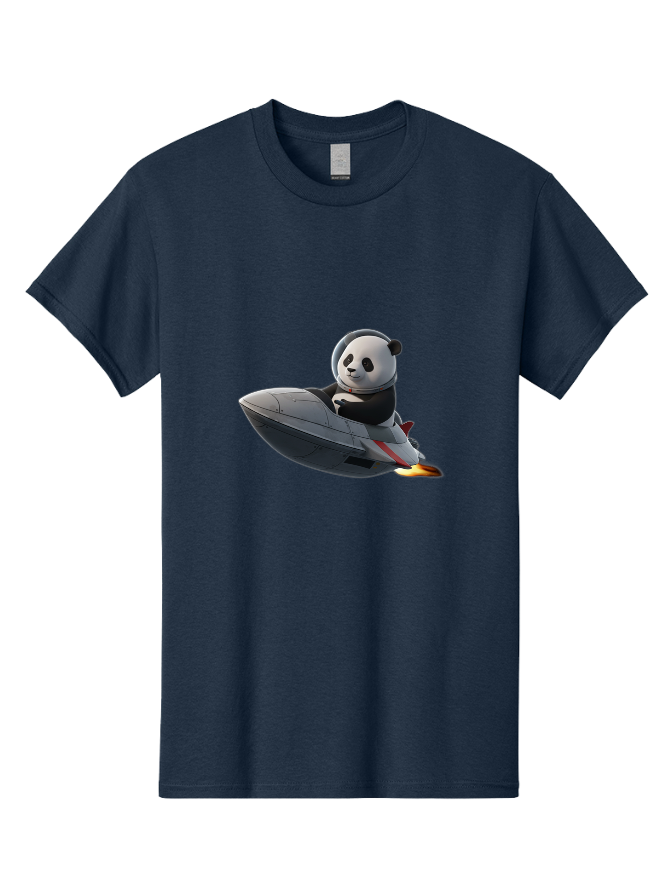 Panda-Riding-Spaceship-1 Men'S Graphic Tee, 100% Cotton, Comfortable Casual Summer Wear, Machine Washable, Vintage Camera, Old Camera, Antique Camera, Black Camera, Classic Photography, Photography Equipment, Nostalgic Device, Film Camera, Baf319
