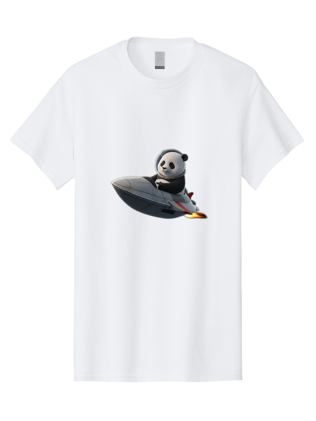 Panda-Riding-Spaceship-1 Men'S Graphic Tee, 100% Cotton, Comfortable Casual Summer Wear, Machine Washable, Vintage Camera, Old Camera, Antique Camera, Black Camera, Classic Photography, Photography Equipment, Nostalgic Device, Film Camera, Baf319